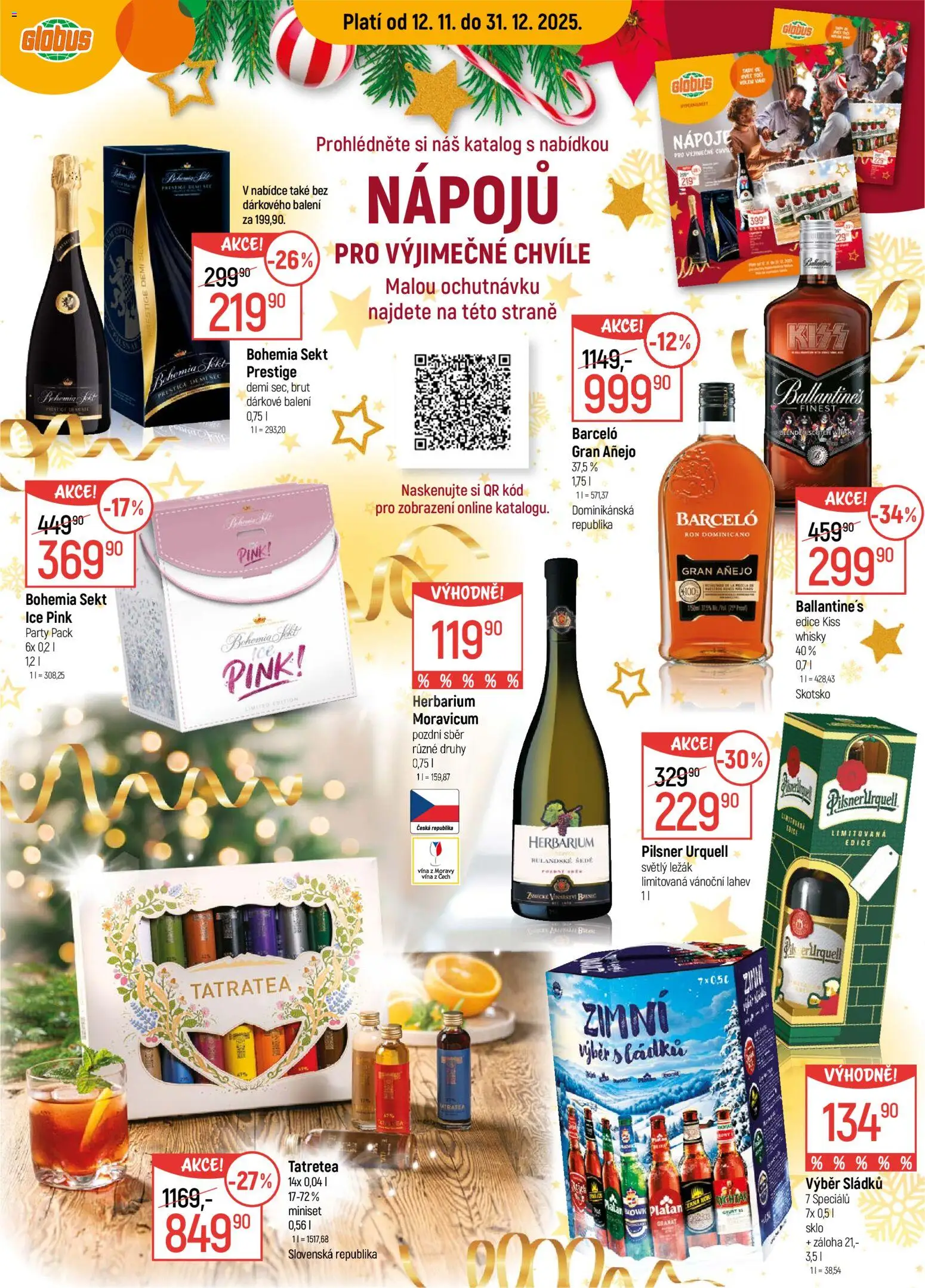 Globus leták - Opava od 03.12.2025 | Strana: 16 | Produkty: Bohemia sekt, Whisky, Sekt, Láhev