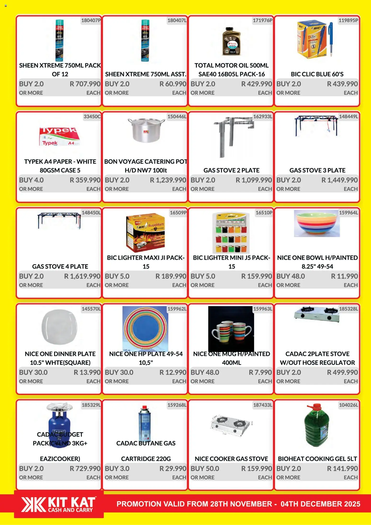 New KIT KAT Cash & Carry catalogue – valid from 28.11.2025 | Page: 29 | Products: Stove, Bowl, Cooker, Mug