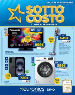 Anteprima del volantino Euronics Piemonte catalogo valido a partire dal 12.09.2025