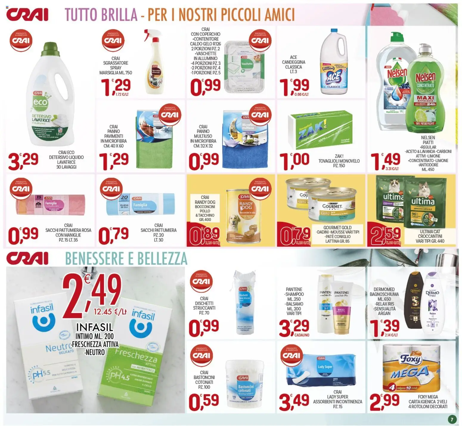 Volantino CRAI del 08.01.2026 | Pagina: 6 | Prodotti: Caffè, Latte, Passata di pomodoro, Olio extra vergine