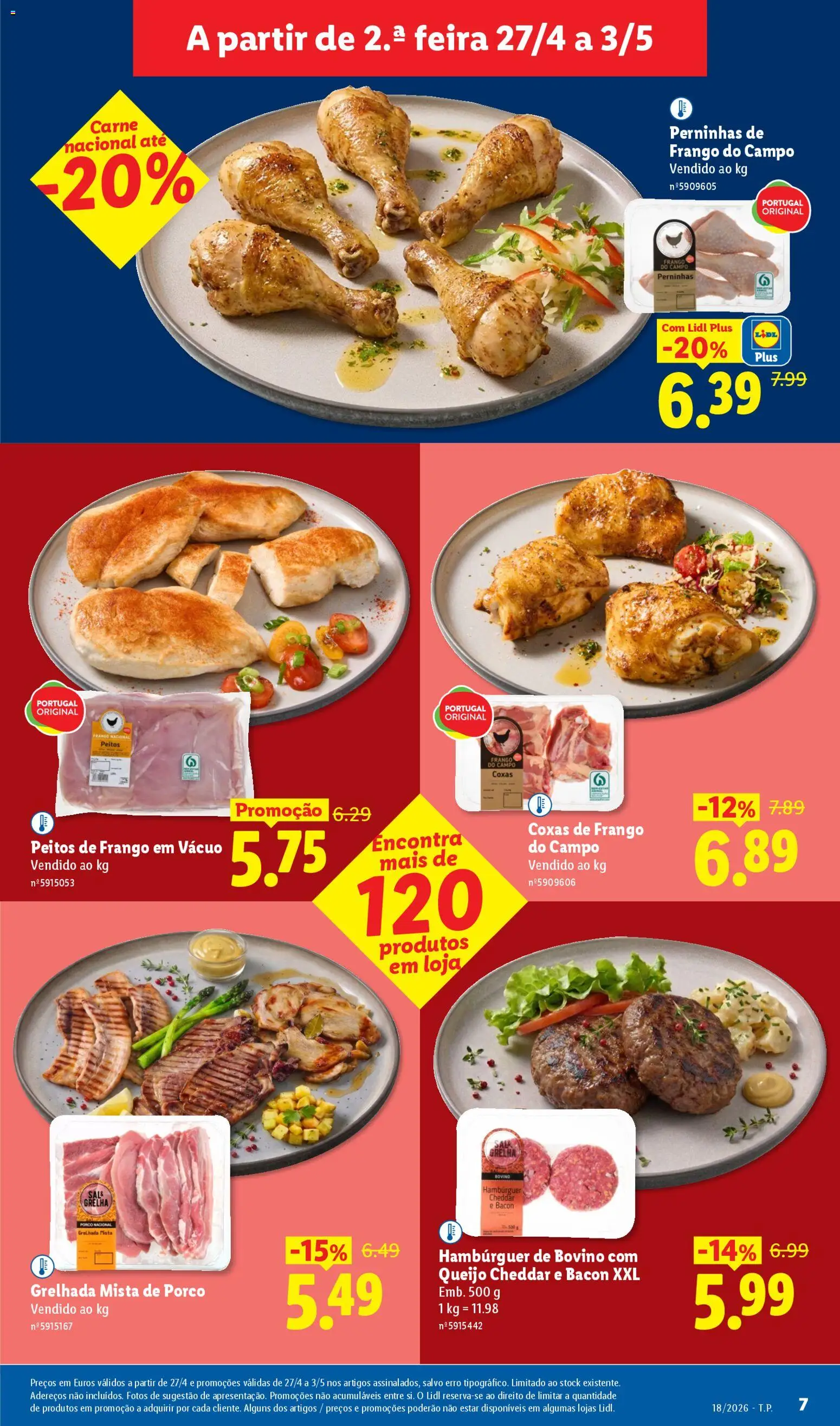Lidl folheto | 27/04/2026 |  🎉 Como obter um desconto limitado? Poupe ainda hoje! | Portugal