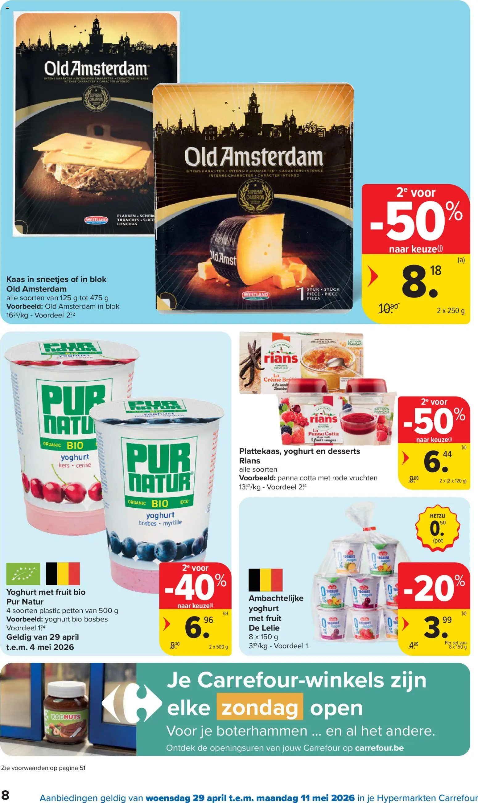 {H1} | Pagina: 8 | Producten: Fruit, Crème, Kaas, Yoghurt