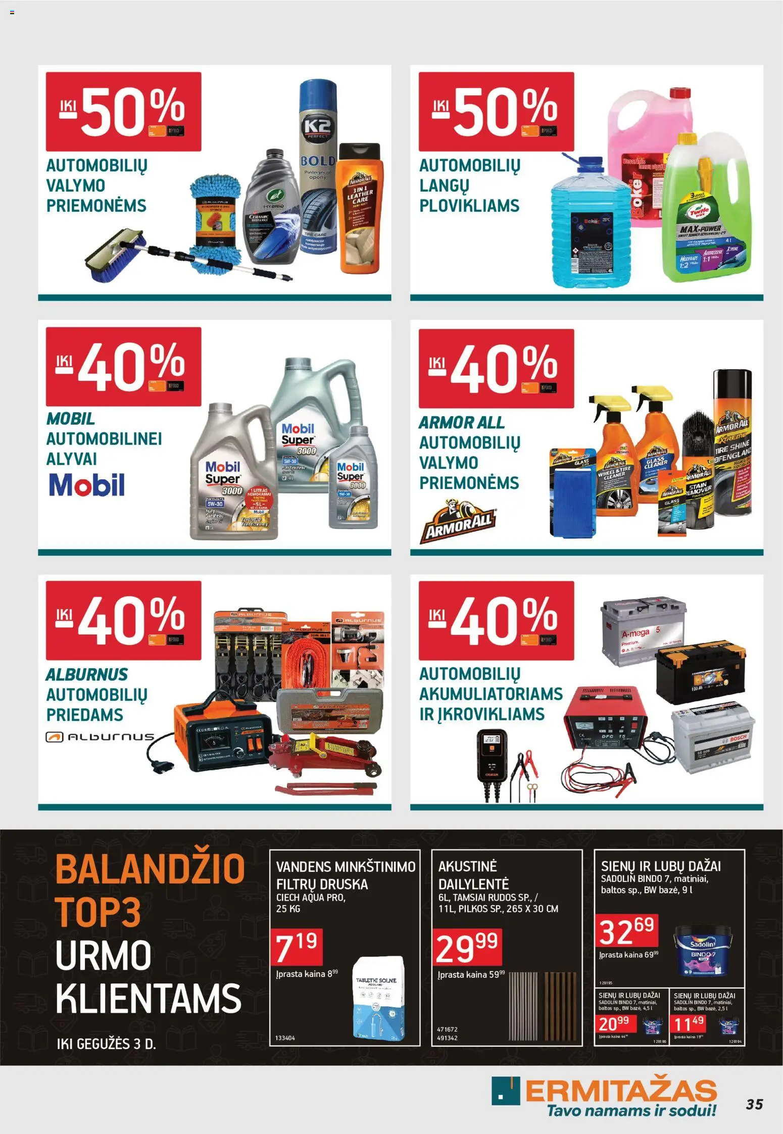 ERMITAŽAS akcijos nuo 01.04.2026 | Puslapis: 35 | Prekių: Druska