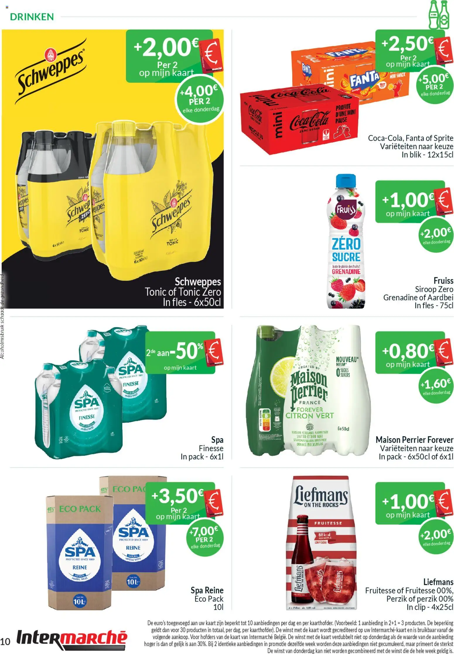 {H1} | Pagina: 10 | Producten: Fles, Sprite, Kaart, Kan