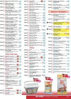 Maximo - Prévisualisation de Maximo catalogue epicerie valide à partir de 21.11.2025 | Page: 75 | Produits: Agneau, Volaille, Cage, Poisson