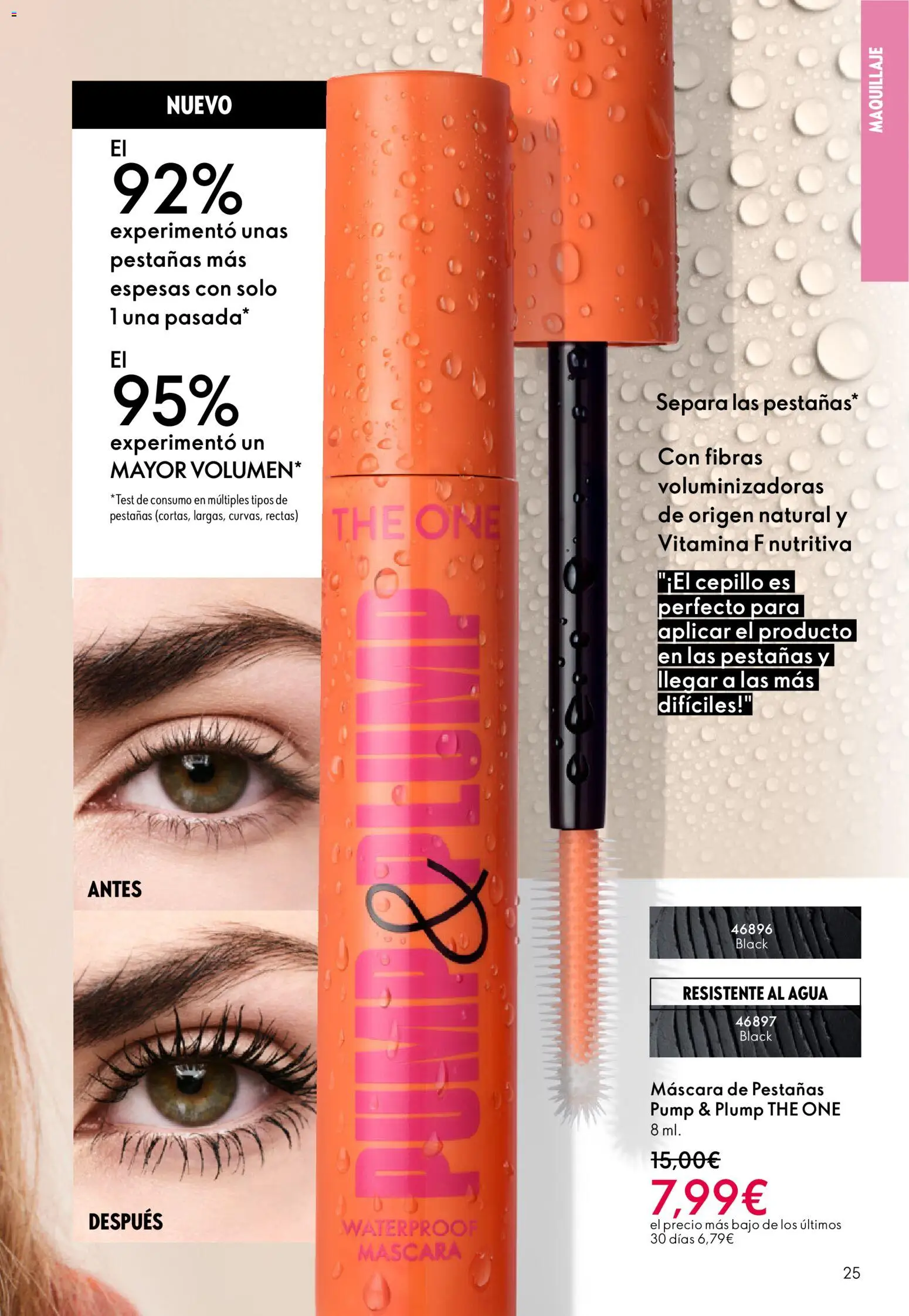 Oriflame - Catálogo Campaña 1 │ válido desde el 31.12.2025 | Página: 25 | Productos: Maquillaje, Cepillo, Máscara, Máscara de pestañas
