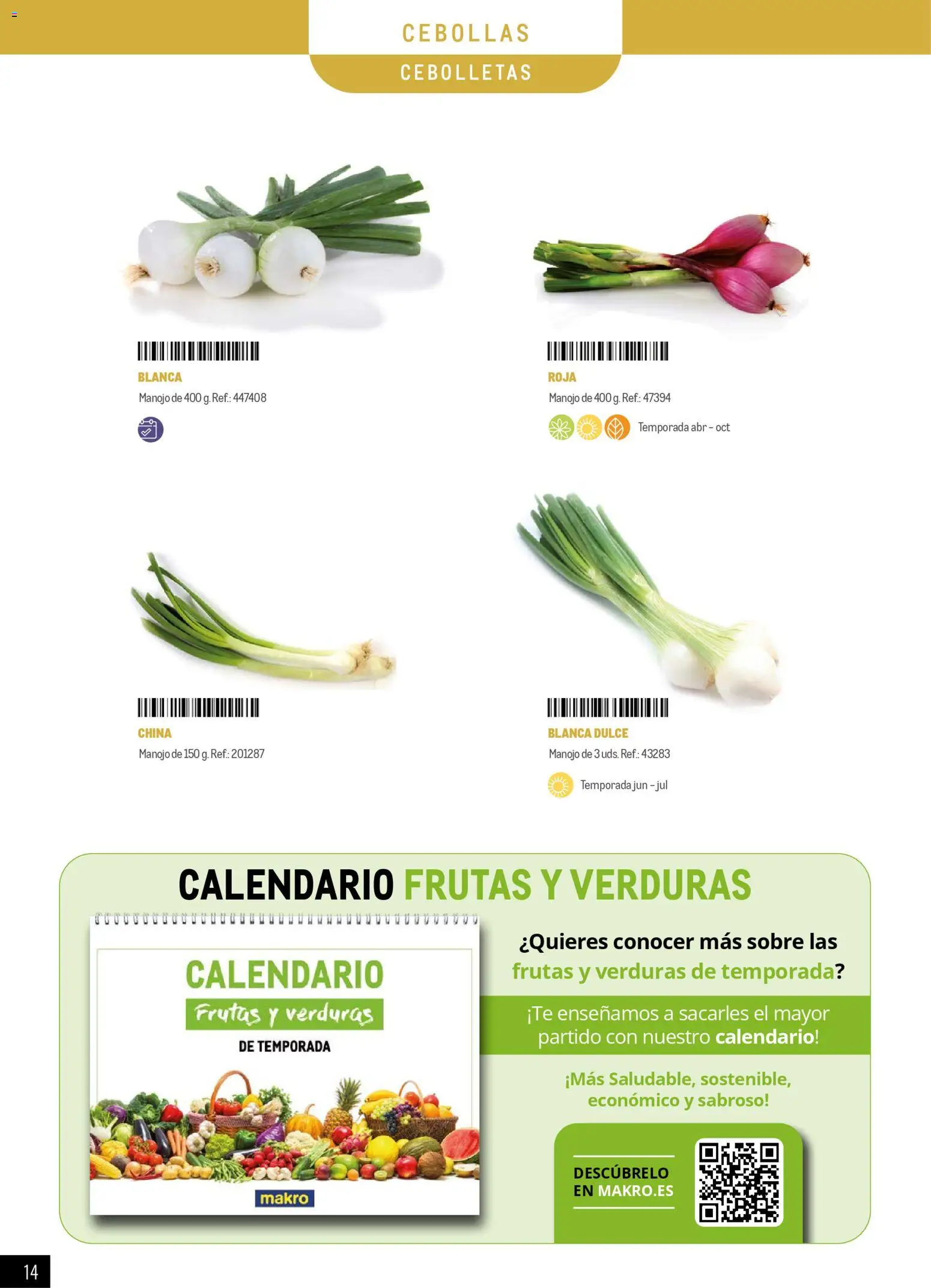 Makro - Especial Frutas y Verduras Península │ válido desde el 05.01.2026 | Página: 14