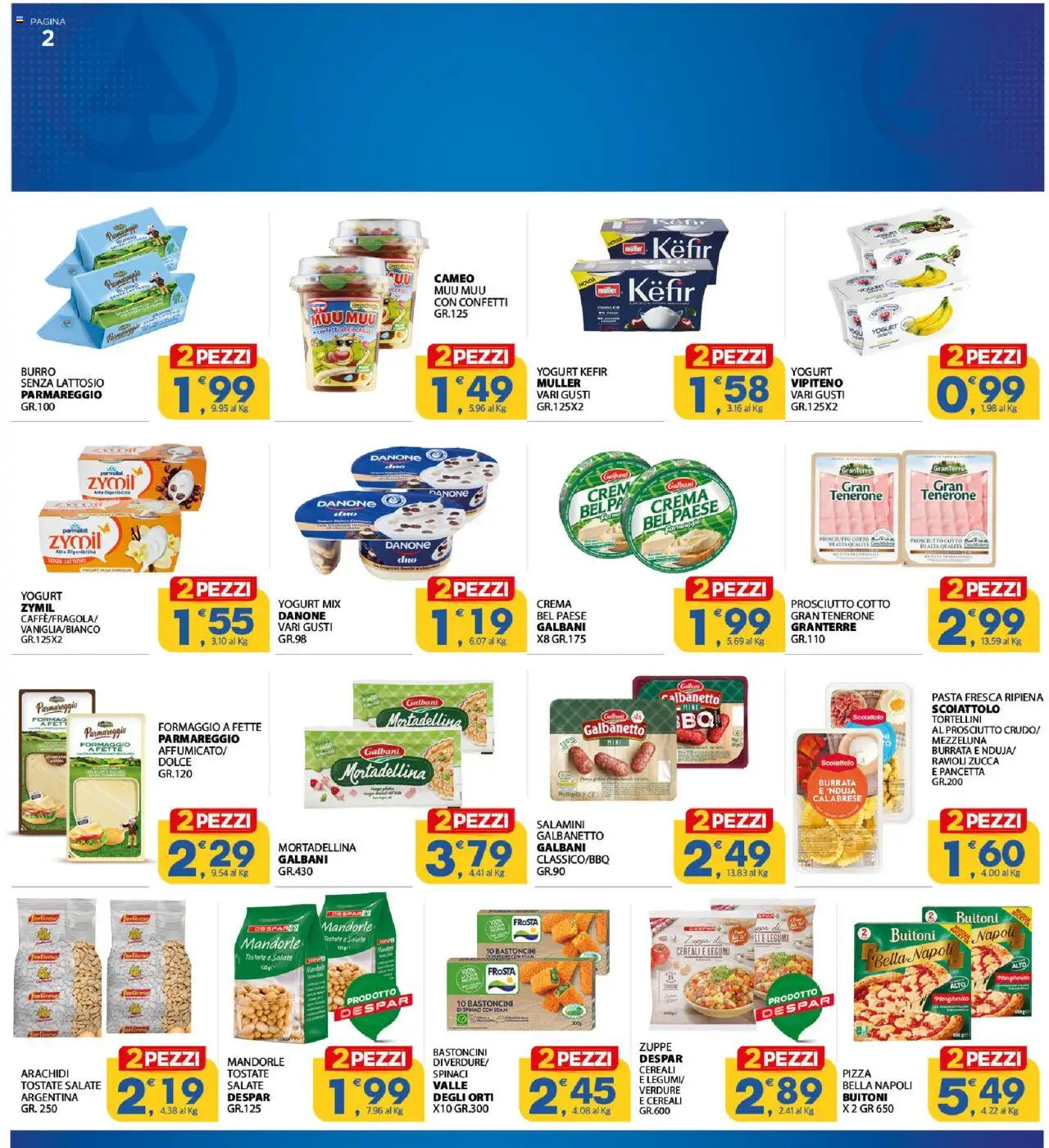 Volantino Interspar del 20.10.2025 | Pagina: 4 | Prodotti: Prosciutto Cotto, Pancetta, Zucca, Ravioli
