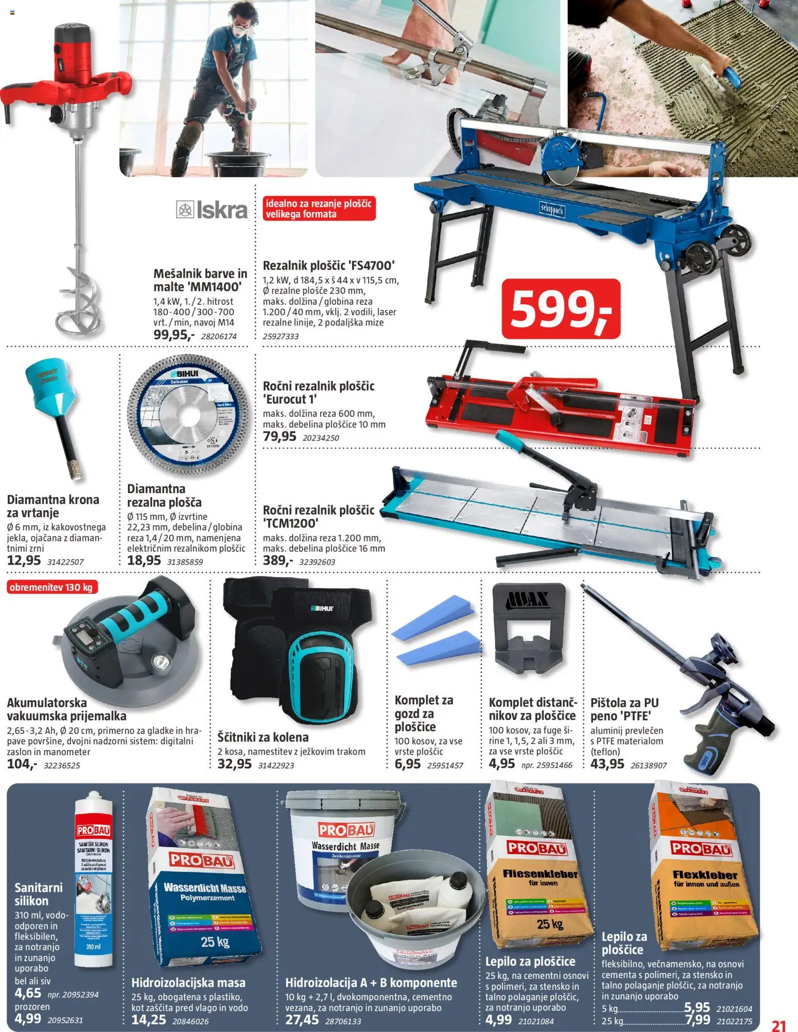 Novi Bauhaus katalog ponudbe – veljaven od 18.03.2026 | Stran: 21 | Izdelki: Mesalnik, Lepilo, Silikon, Ščitniki