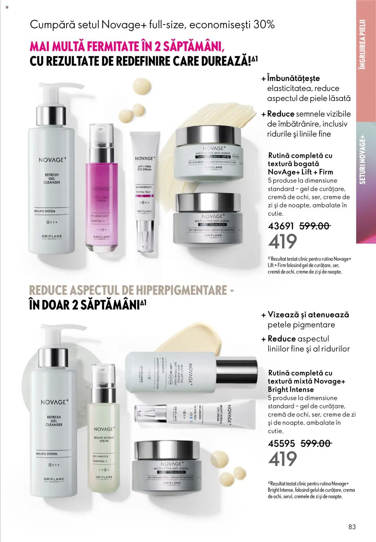 Noul catalog Oriflame – valabil de la 22.10.2025 | Pagină: 83 | Produse: Serum, Cremă