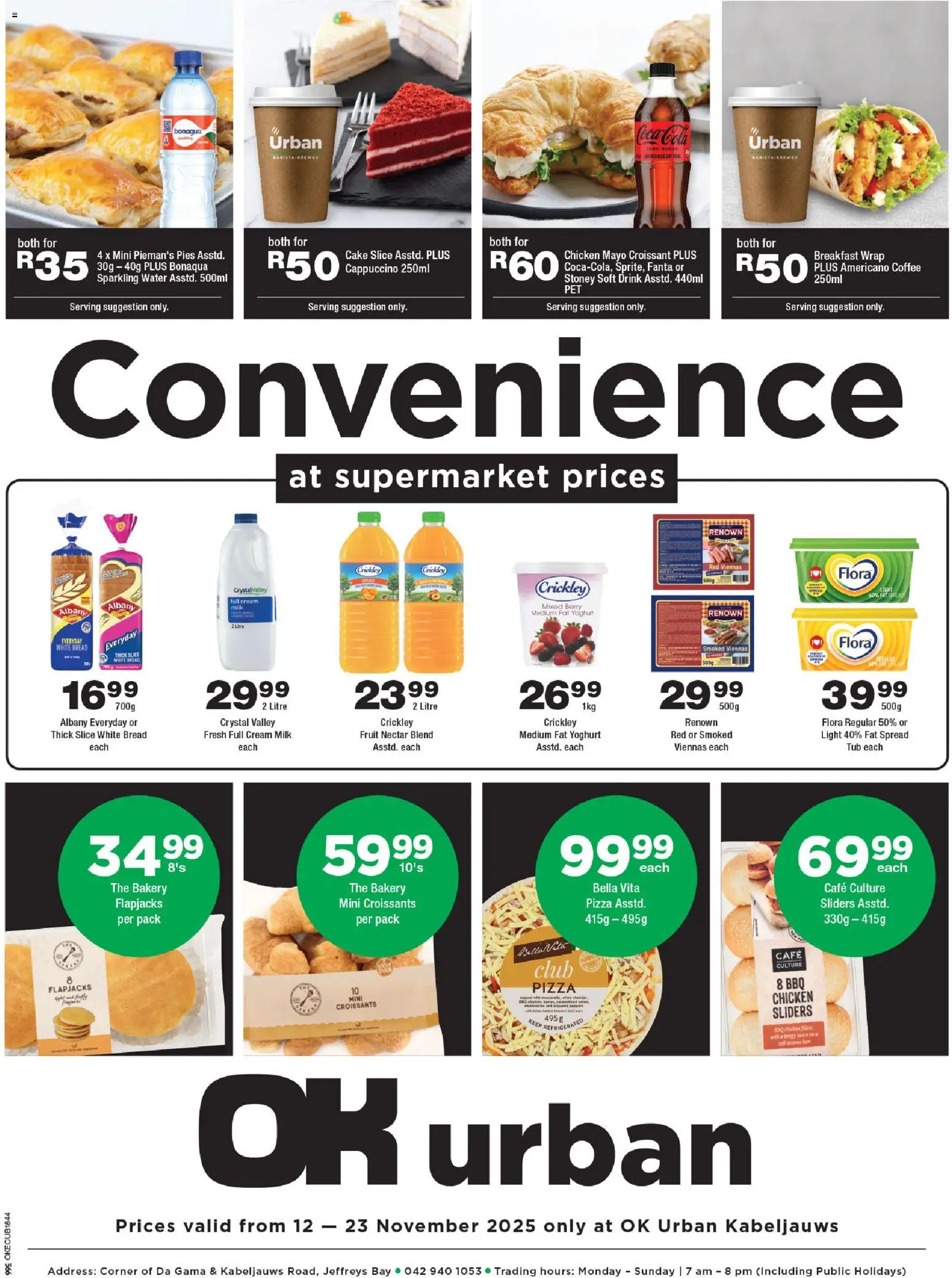 New OK Foods catalogue – valid from 12.11.2025 | Page: 1 | Products: Light, Pizza, Cream, Water