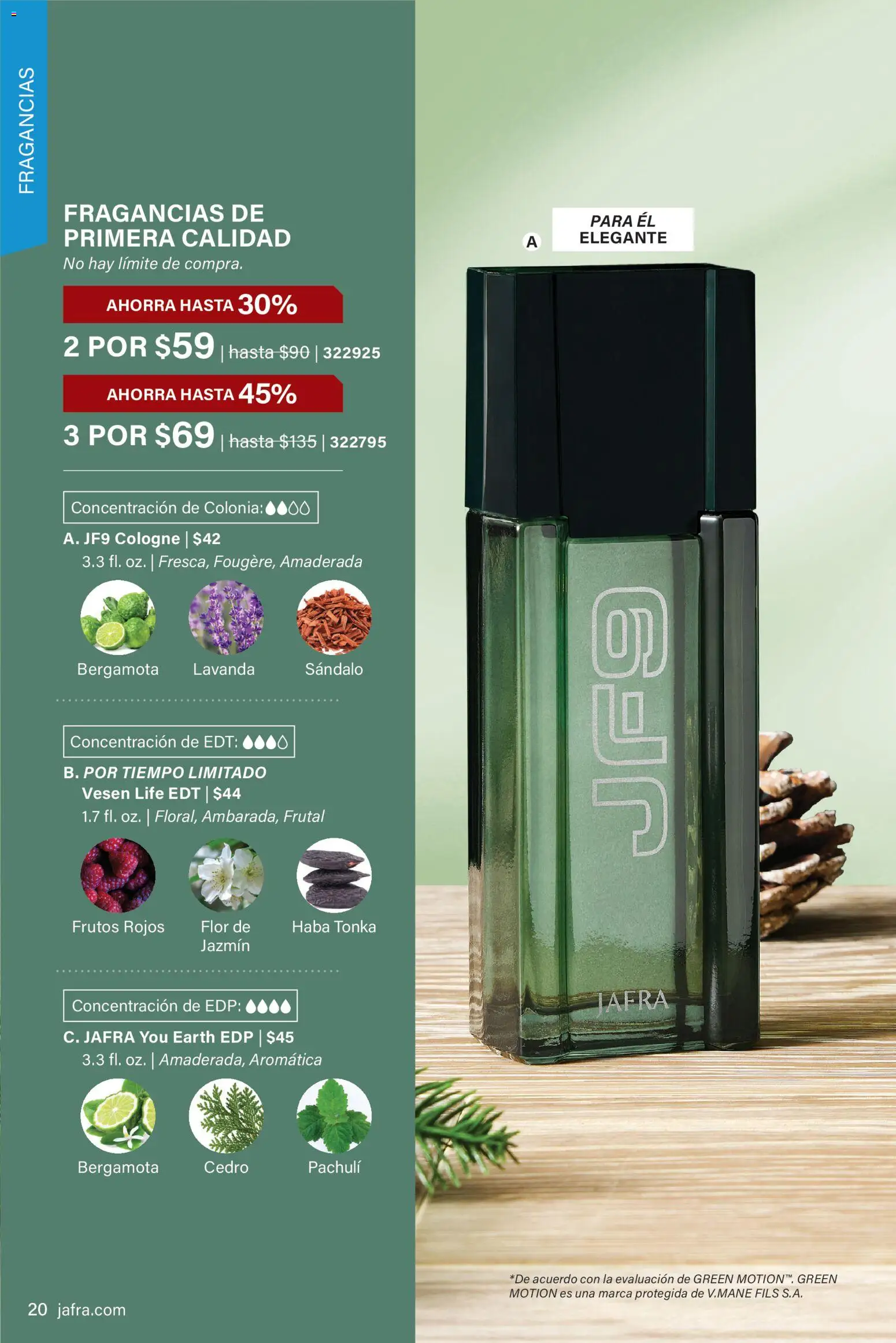 JAFRA folleto │ válido desde el 01.12.2025 | Página: 20 | Productos: Colonia