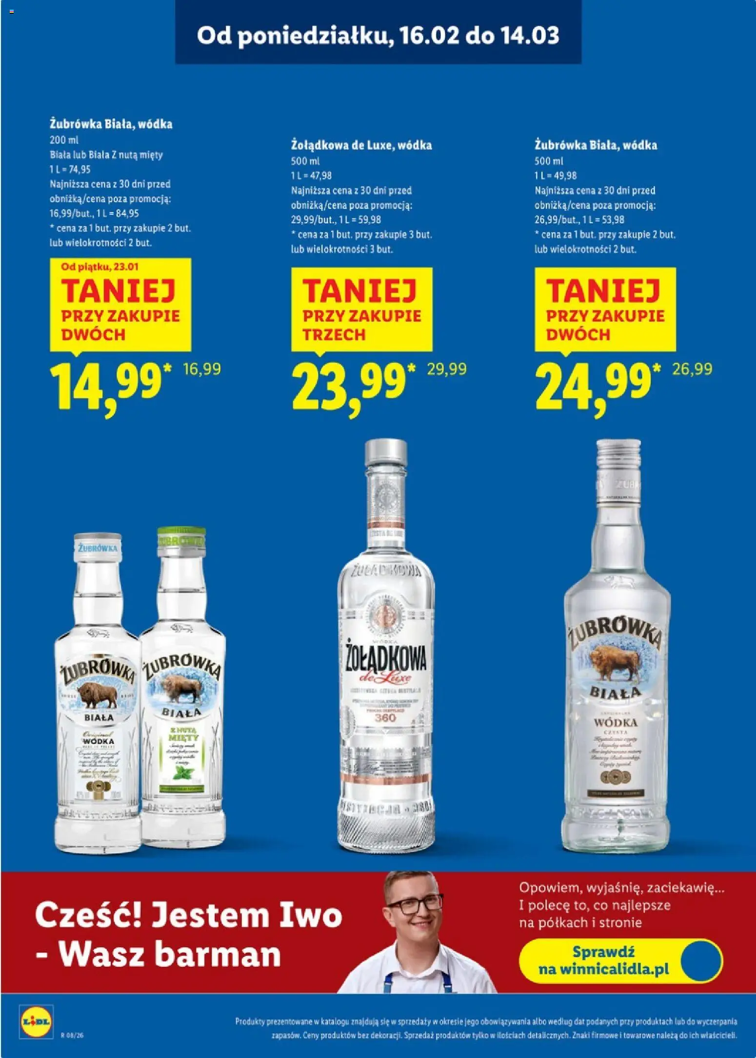 Lidl Polsko katalog - Alkoholi mocnych od 16.02.2026 | Strana: 2 | Produkty: Zubrowka