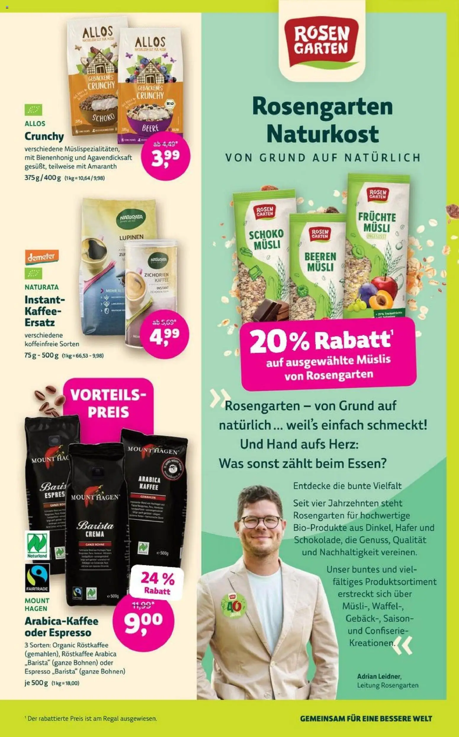 Denns BioMarkt Angebote – gültig ab 05.11.2025 | Seite: 9 | Produkte: Musli, Kaffee, Regal