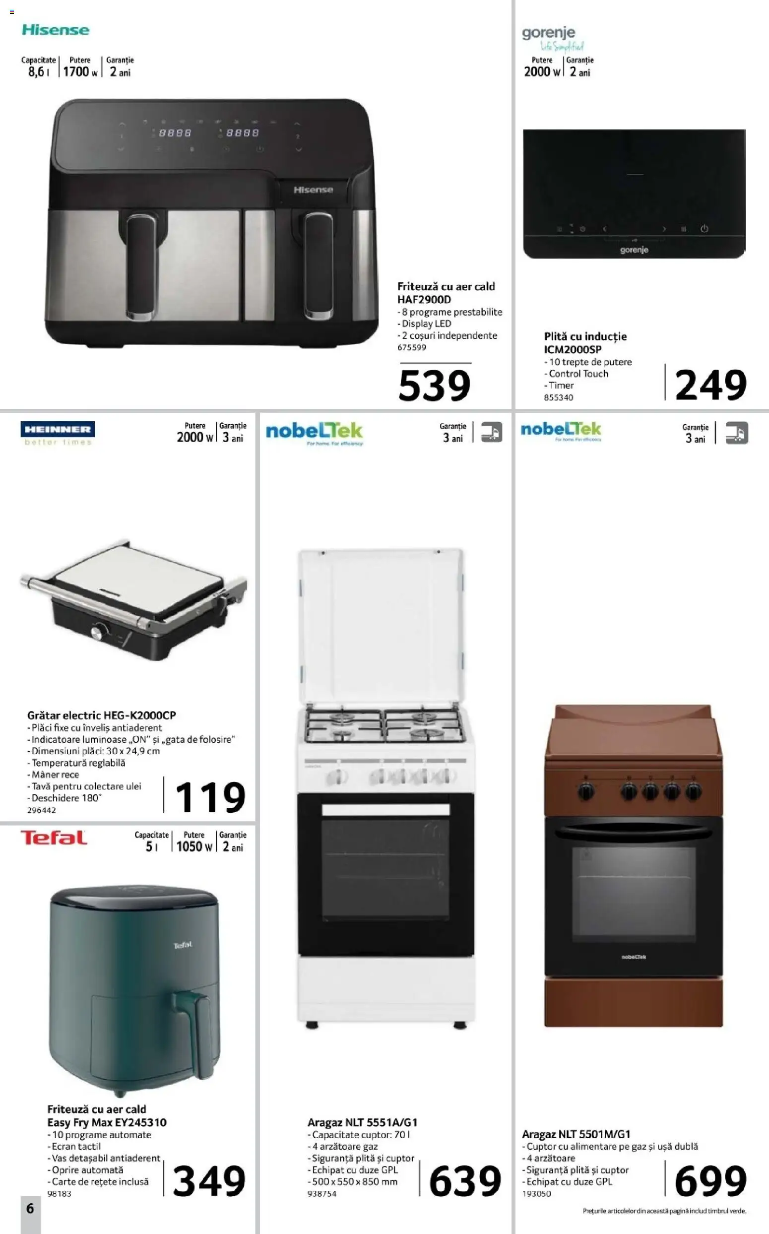 Noul catalog Selgros – valabil de la 31.10.2025 | Pagină: 6 | Produse: Friteuză, Grătar, Babak, Ușă