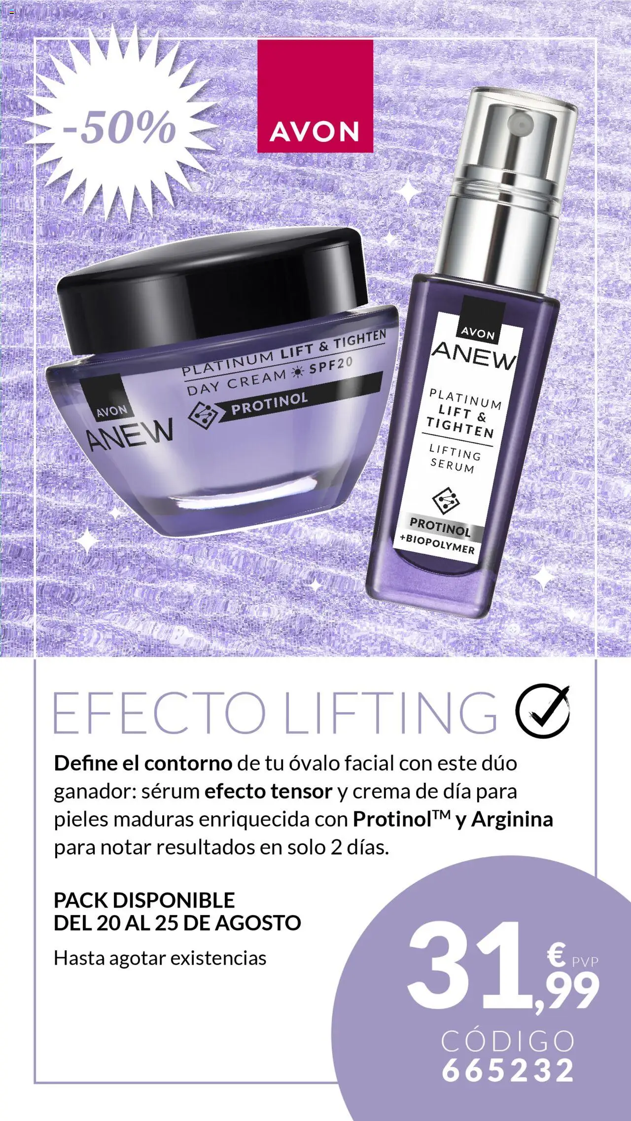 Avon - Check List del verano │ válido desde el 20.08.2025 | Página: 5 | Productos: Sérum, Crema, Crema de día