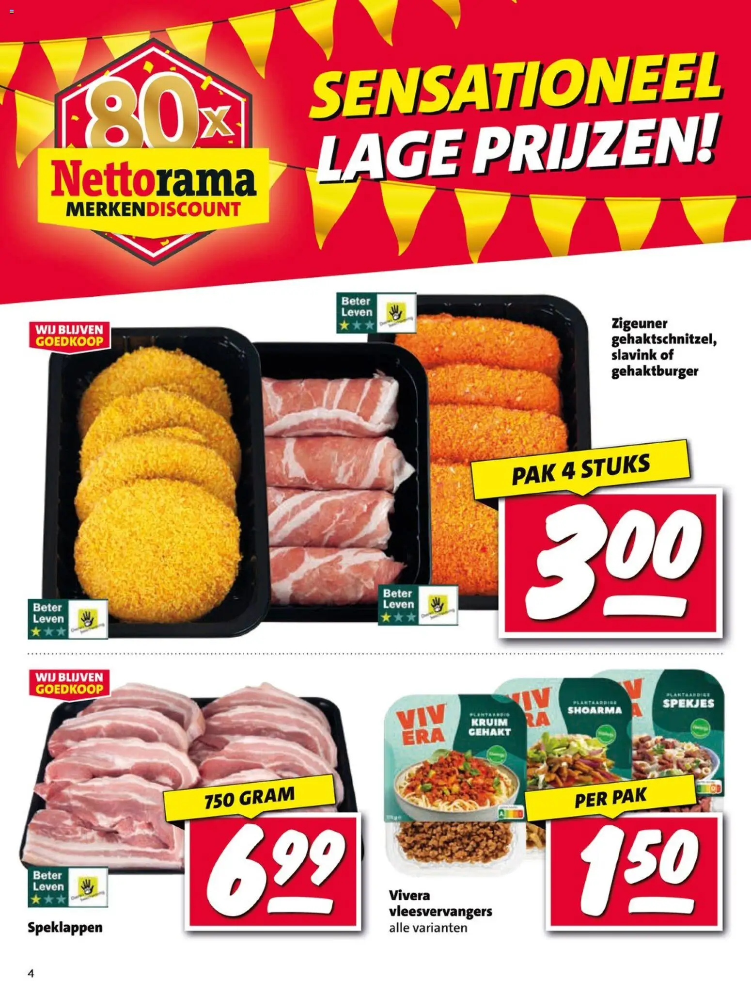 {H1} | Pagina: 4 | Producten: Gehakt