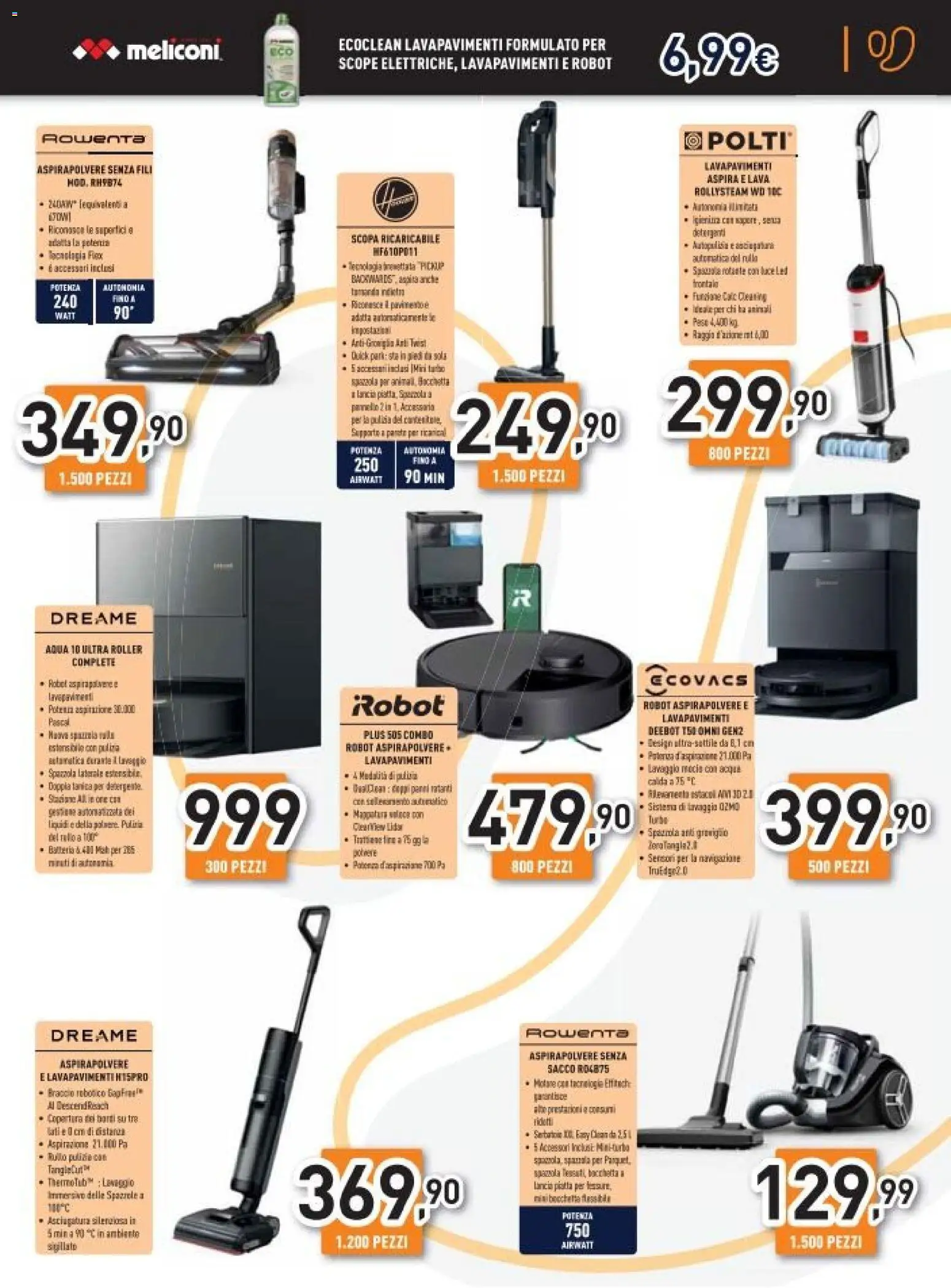 Volantino Unieuro del 26.11.2025 | Pagina: 23 | Prodotti: Spazzola, Acqua, Scopa, Tanica