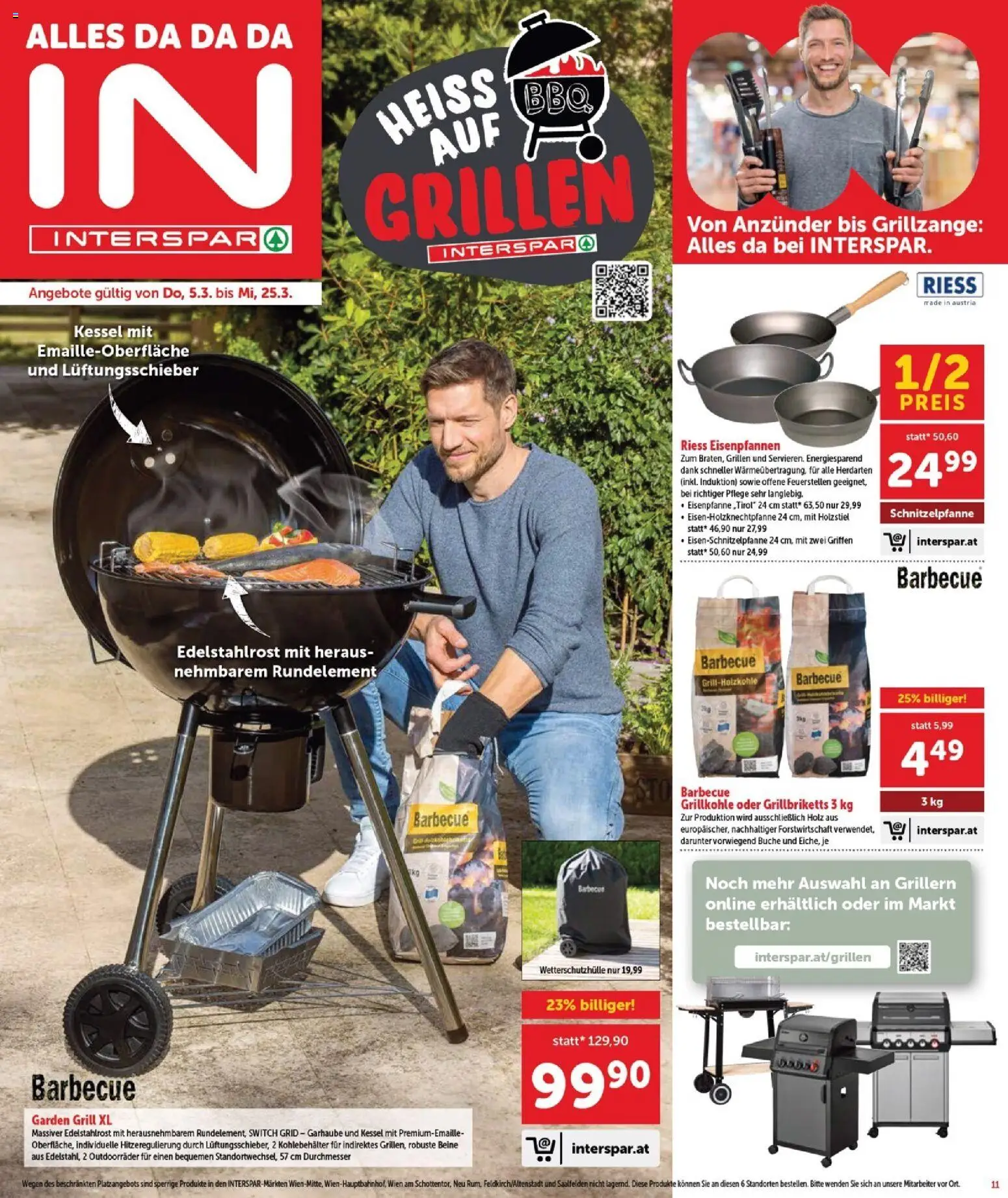 Interspar Flugblatt - Burgenland Sued gültig ab 05.03.2026 | Seite: 11 | Produkte: Grill