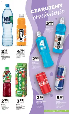 Pogląd oferty "Odido Gazetka" - ważna od 15.10.2025 | Strona: 7 | Produkty: Red bull, Woda, Owoce