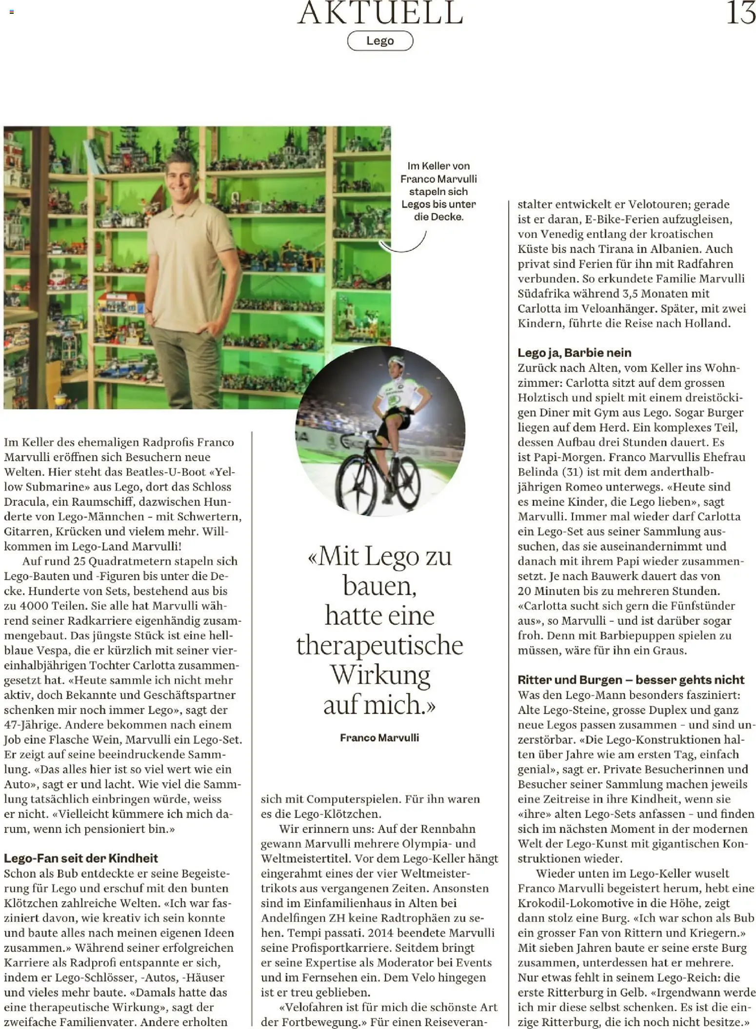 Migros Magazin – gültig ab 24.11.2025 | Seite: 13 | Produkte: Burger, Fernsehen