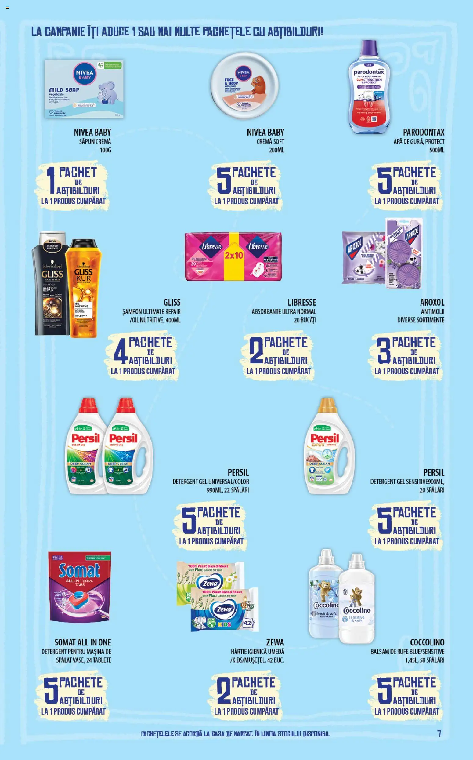Noul catalog Mega Image – valabil de la 26.02.2026 | Pagină: 7 | Produse: Pomelo, Săpun, Detergent, Absorbante