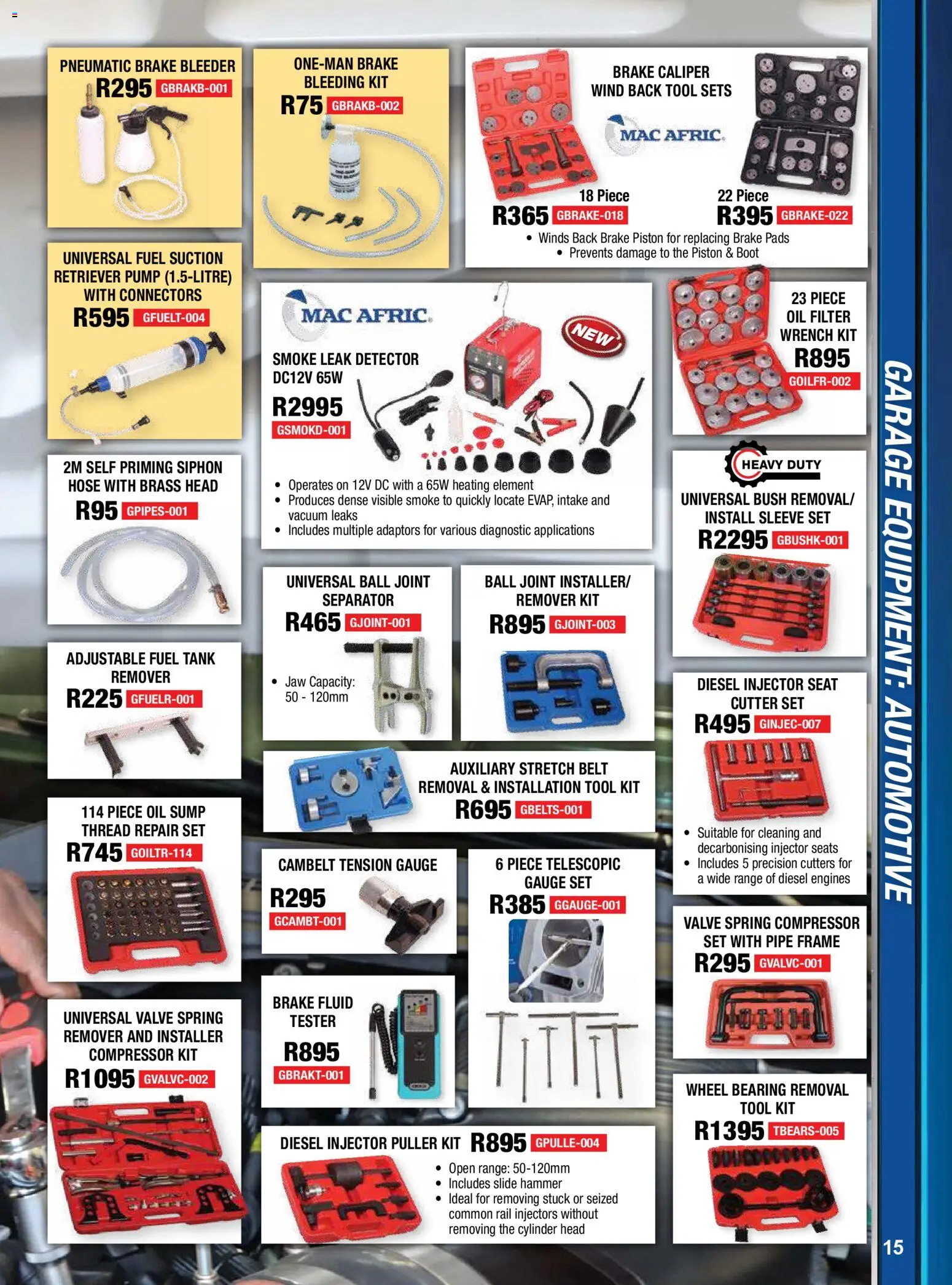 New Adendorff catalogue – valid from 01.02.2026 | Page: 17 | Products: Tank, Wrench, Hammer, Pipe