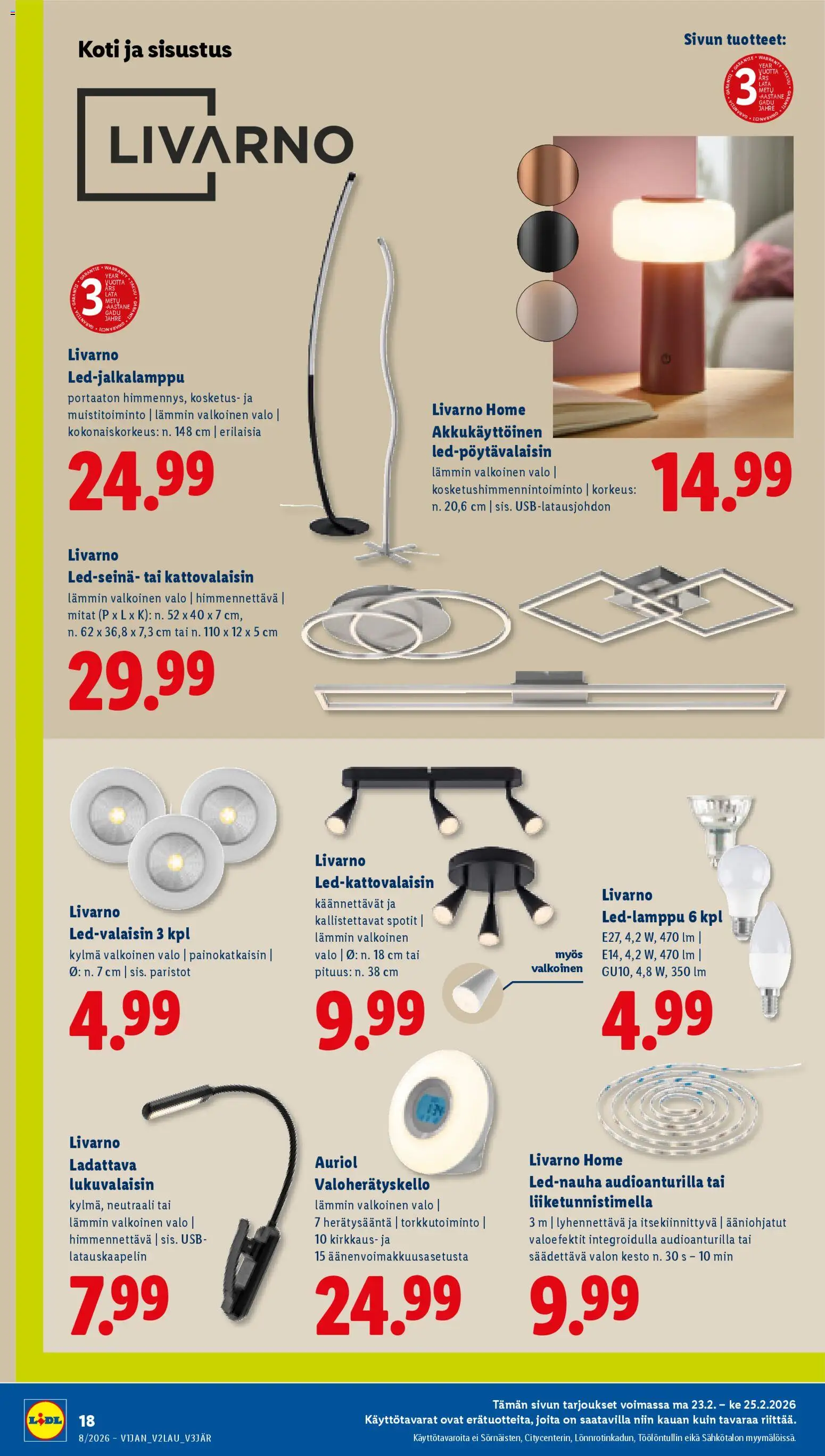 Lidl tarjoukset – voimassa 19.02.2026 alkaen | Sivu: 24 | Tuotteet: USB, Paristot