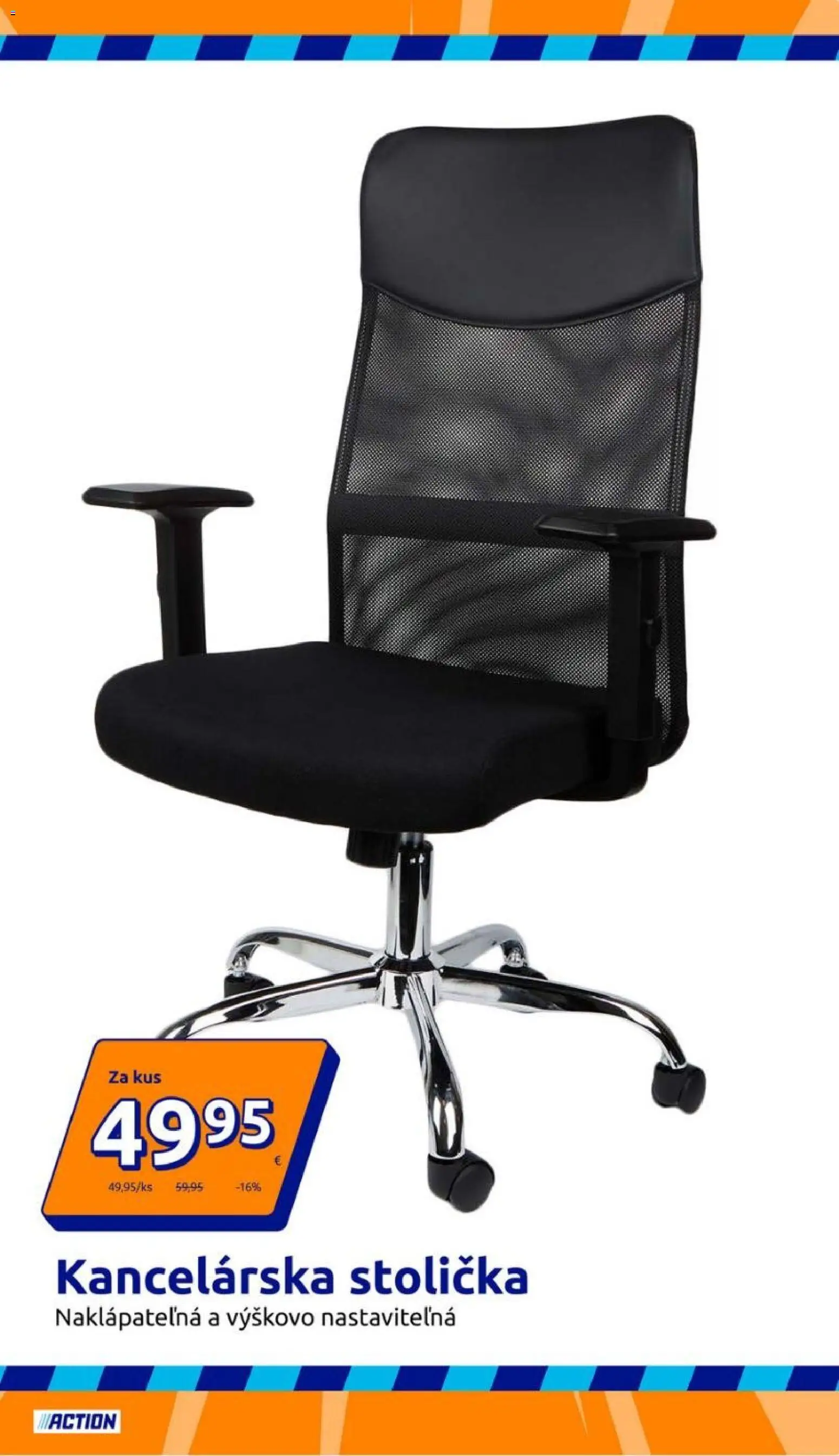 Nové Action akcie – leták je platný od 21.01.2026 | Strana: 15 | Produkty: Kancelárska stolička, Stolička