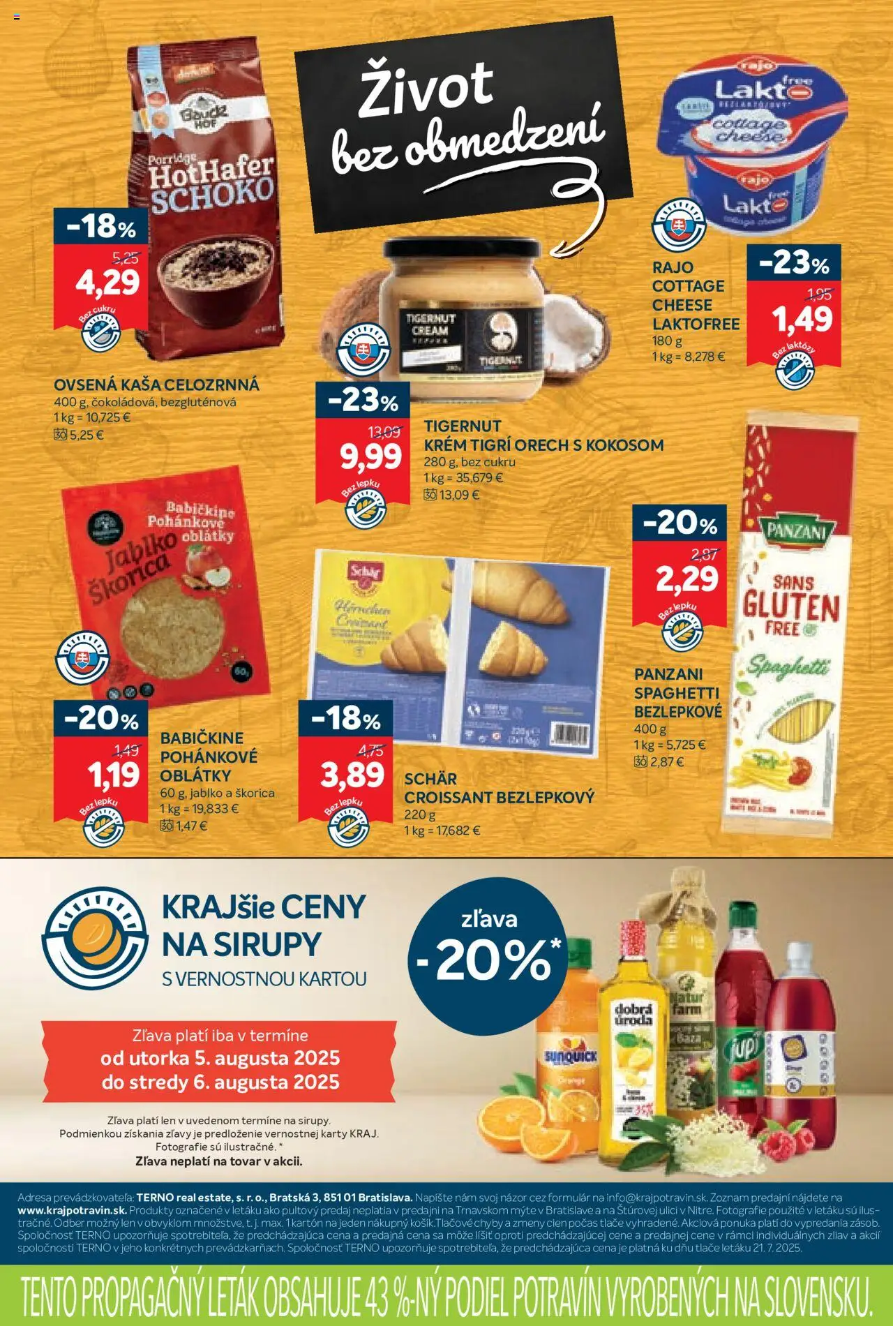 Kraj leták │ platný od 31.07.2025 | Strana: 14 | Produkty: Croissant, Sunquick, Krém