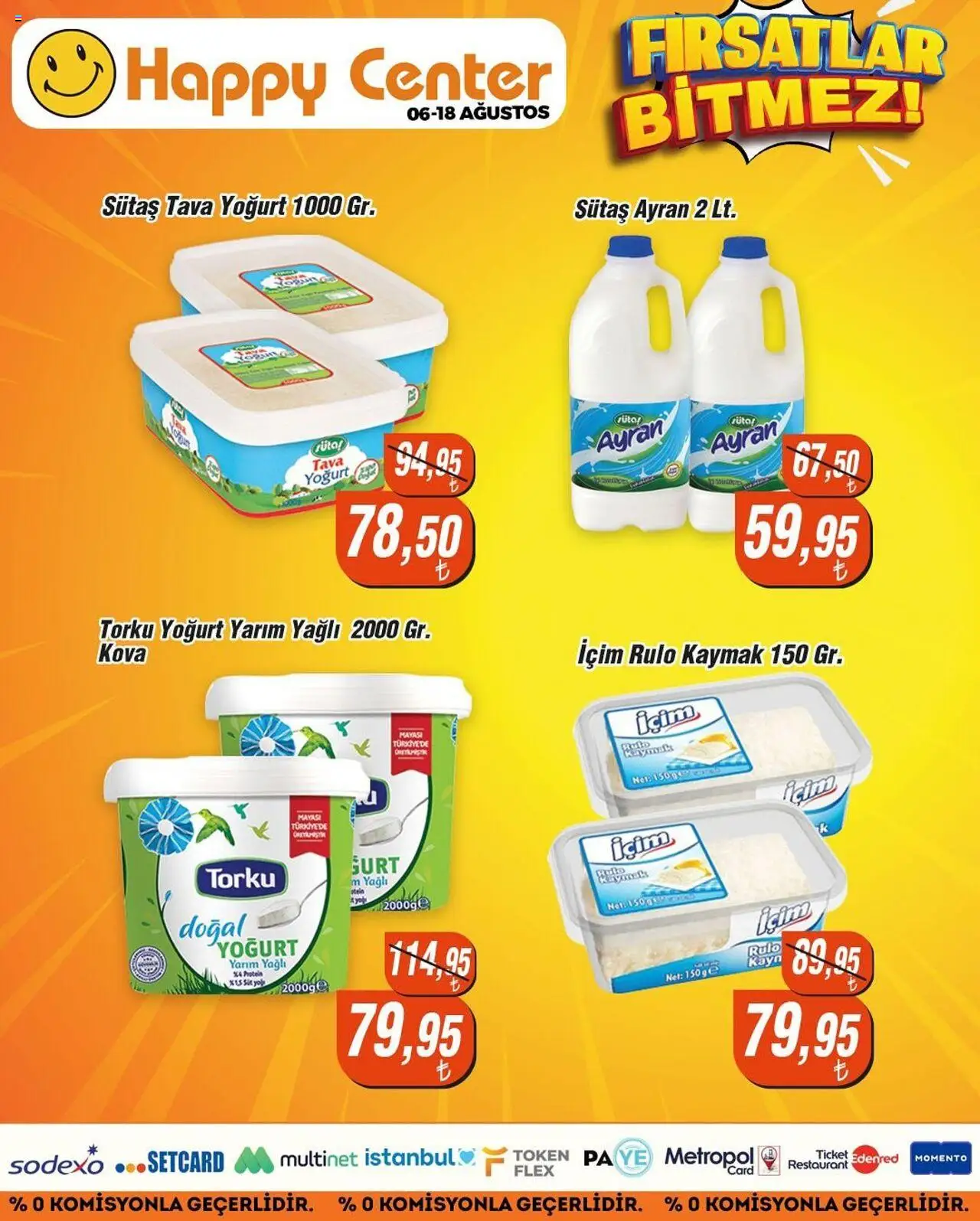 Happy Center Katalog - 06.08.2025 tarihinden itibaren geçerlidir | Sayfa: 29 | Ürünler: Süt, Yoğurt