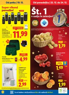 Lidl katalog akcije – veljaven od 18.12.2025 | Stran: 64 | Izdelki: Pomarance, Paradiznik, Krompir, Vrata