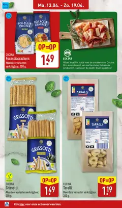 Aldi folder week 16 - Voorbeeld van een folder van Aldi, geldig van 13.04.2026 | Pagina: 32 | Producten: Olijfolie, La, Papier, Sesamzaad