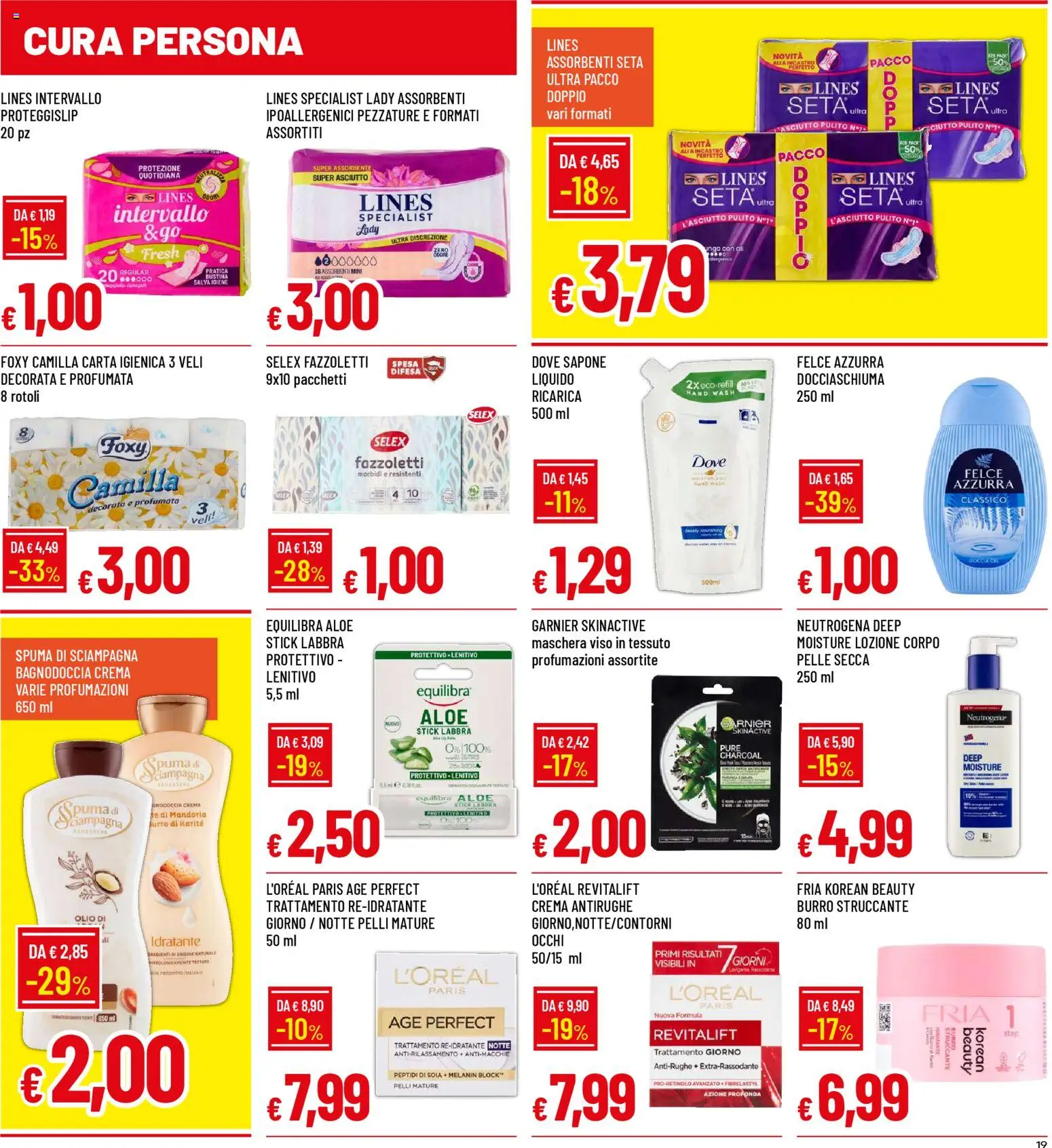 Volantino Galassia del 05.02.2026 | Pagina: 19 | Prodotti: Maschera, Tè, Maschera viso, Olio