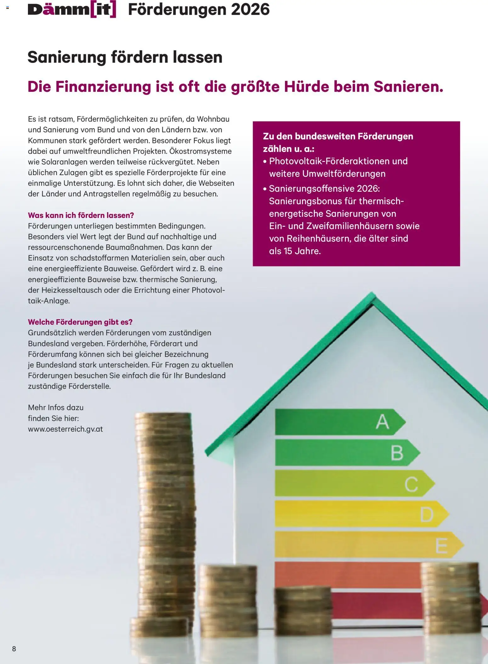 Lagerhaus Dämm[it] Folder gültig ab 02.01.2026 | Seite: 8