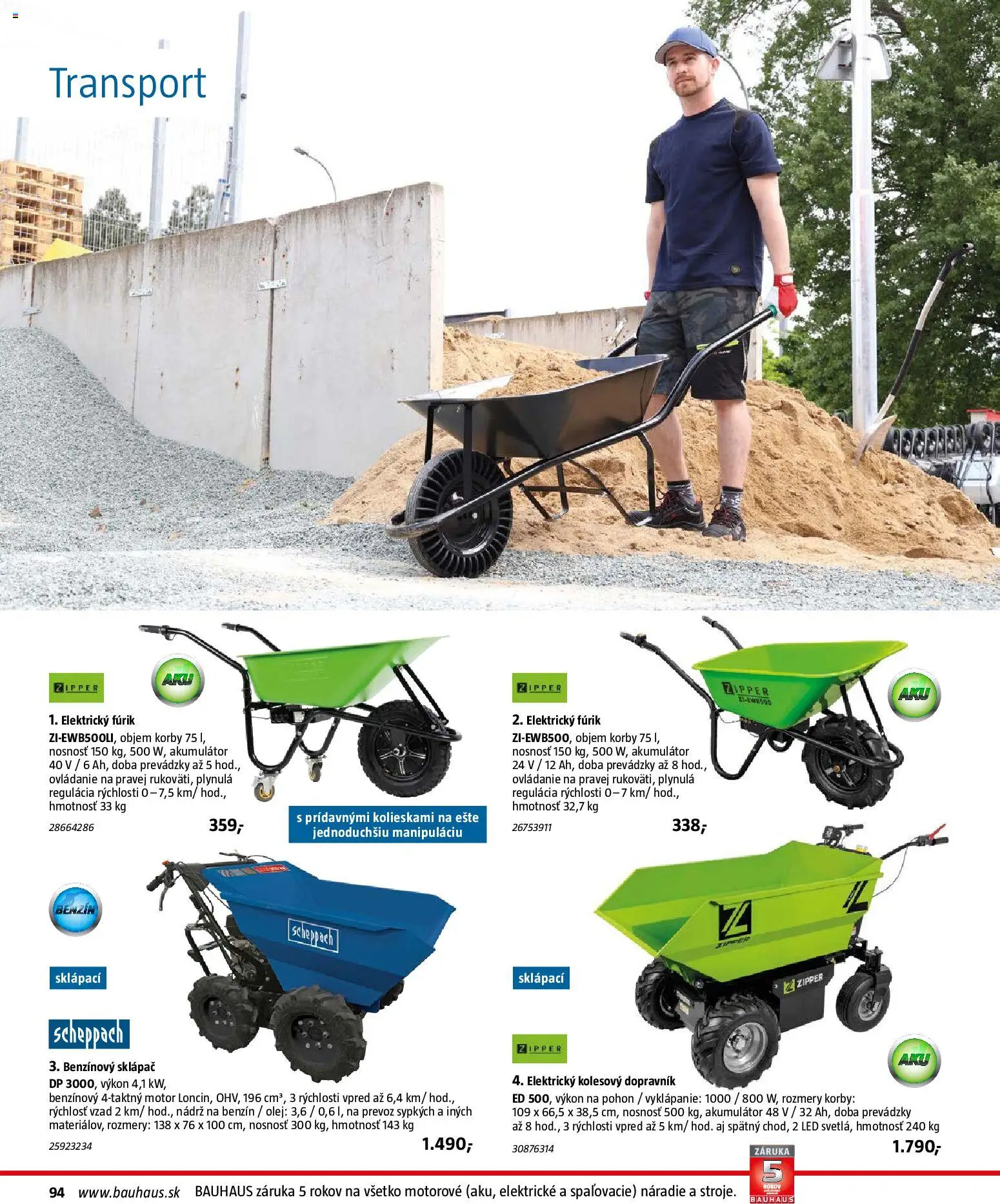 Nové Bauhaus akcie – leták je platný od 26.01.2026 | Strana: 94 | Produkty: Náradie, Akumulátor, Led