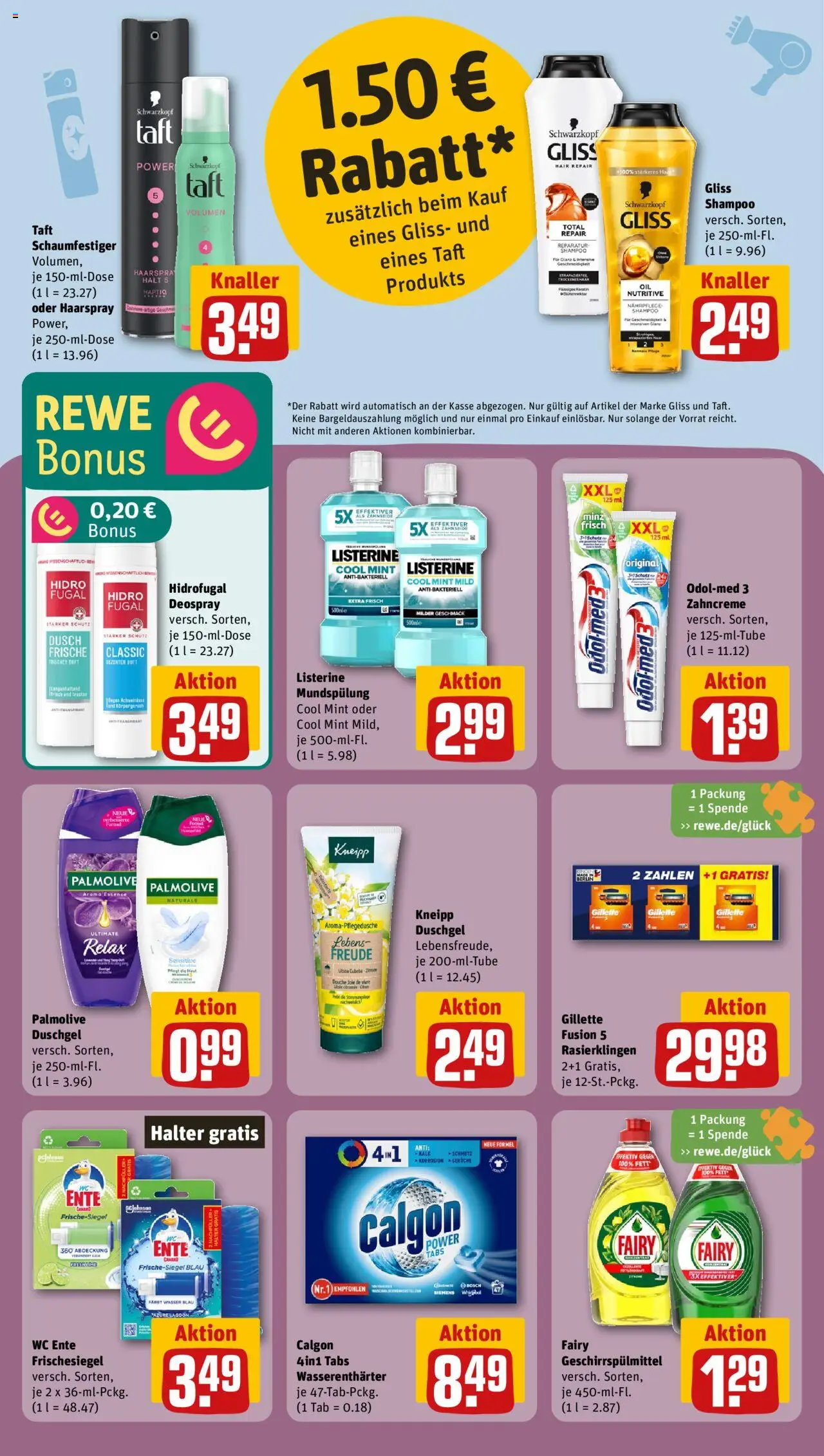 Rewe ihr Kaufpark Prospekt 	 - gültig ab dem 30.06.2025 | Seite: 27 | Produkte: Bosch, Siemens, Wasser, Shower Gel