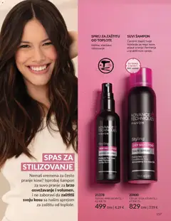 SUVI ŠAMPON, Čarobni štapić tvoje kolekcije za negu kose, poput pranja i feniranja u praktičnom spreju. - pregled AVON kataloga - važi od 29.12.2025 | Strana: 159