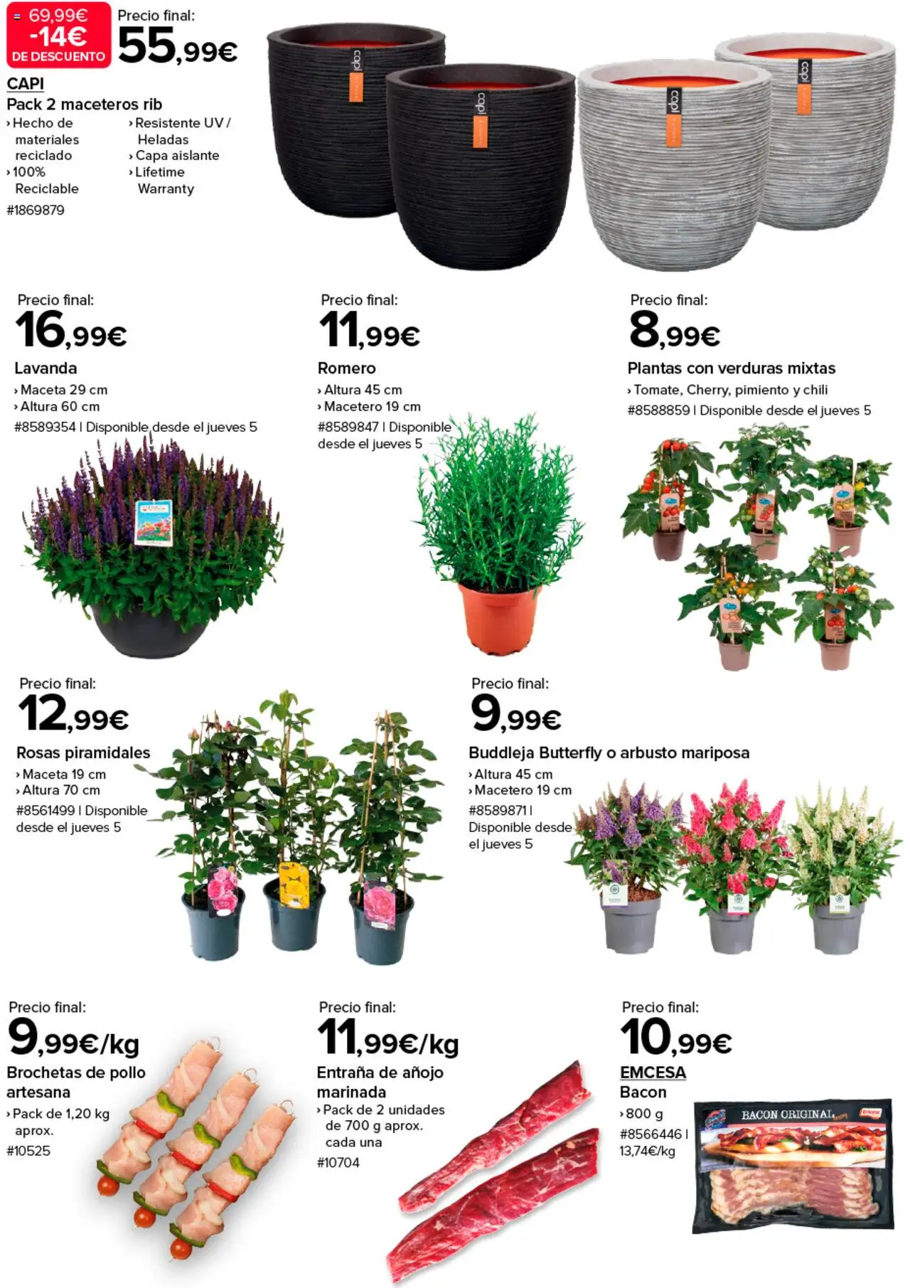 Costco catálogo │ válido desde el 04.06.2025 | Página: 7 | Productos: Κάδος απορρυμάτων, Macetero, Maceta
