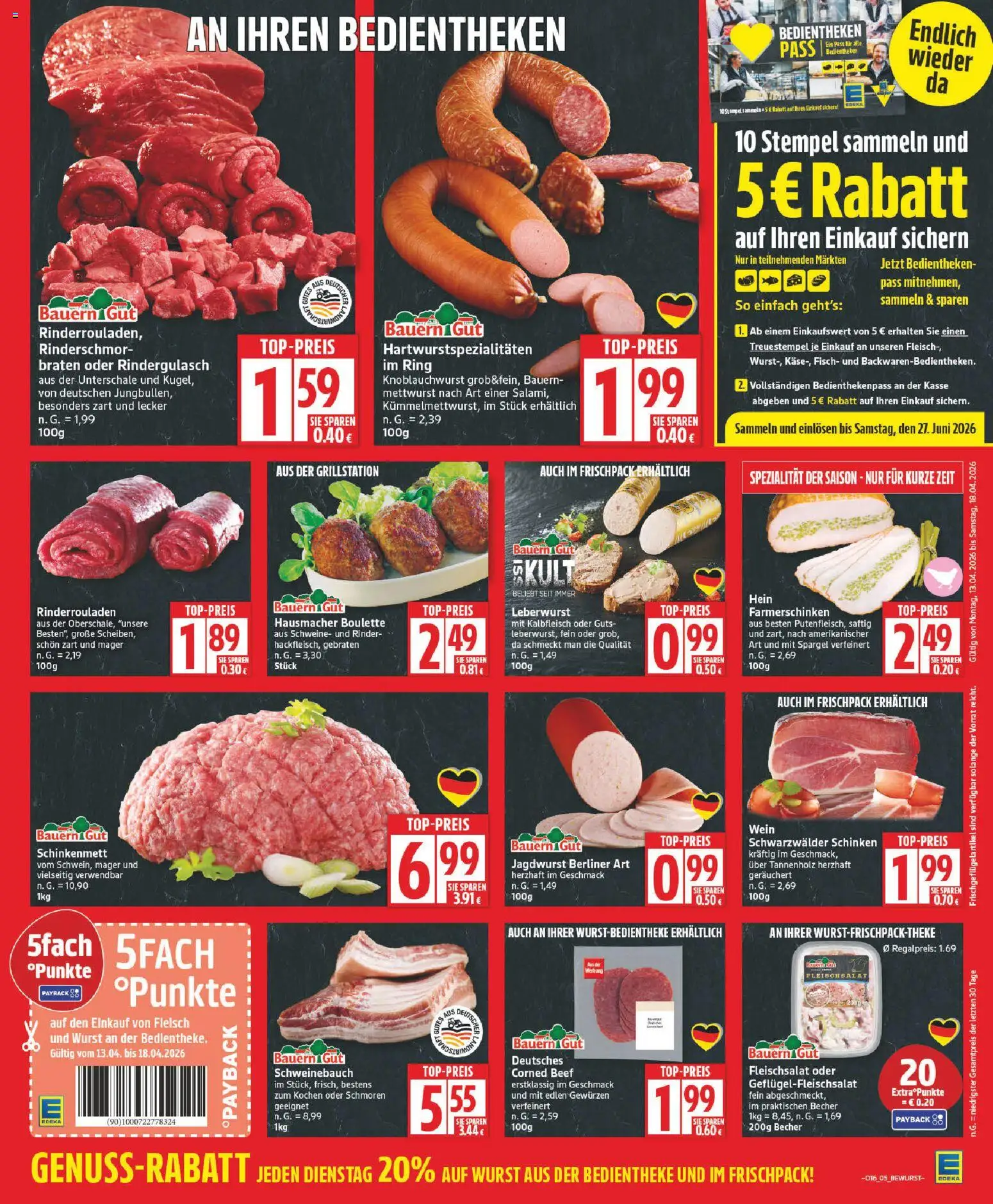 Edeka Prospekt 	 – gültig ab 13.04.2026 | Seite: 5