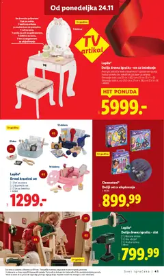 Lidl praznična dekoracija - pregled Lidl kataloga - važi od 10.11.2025 | Strana: 41 | Proizvode: Fen, Sto, Stolica, Kružna testera