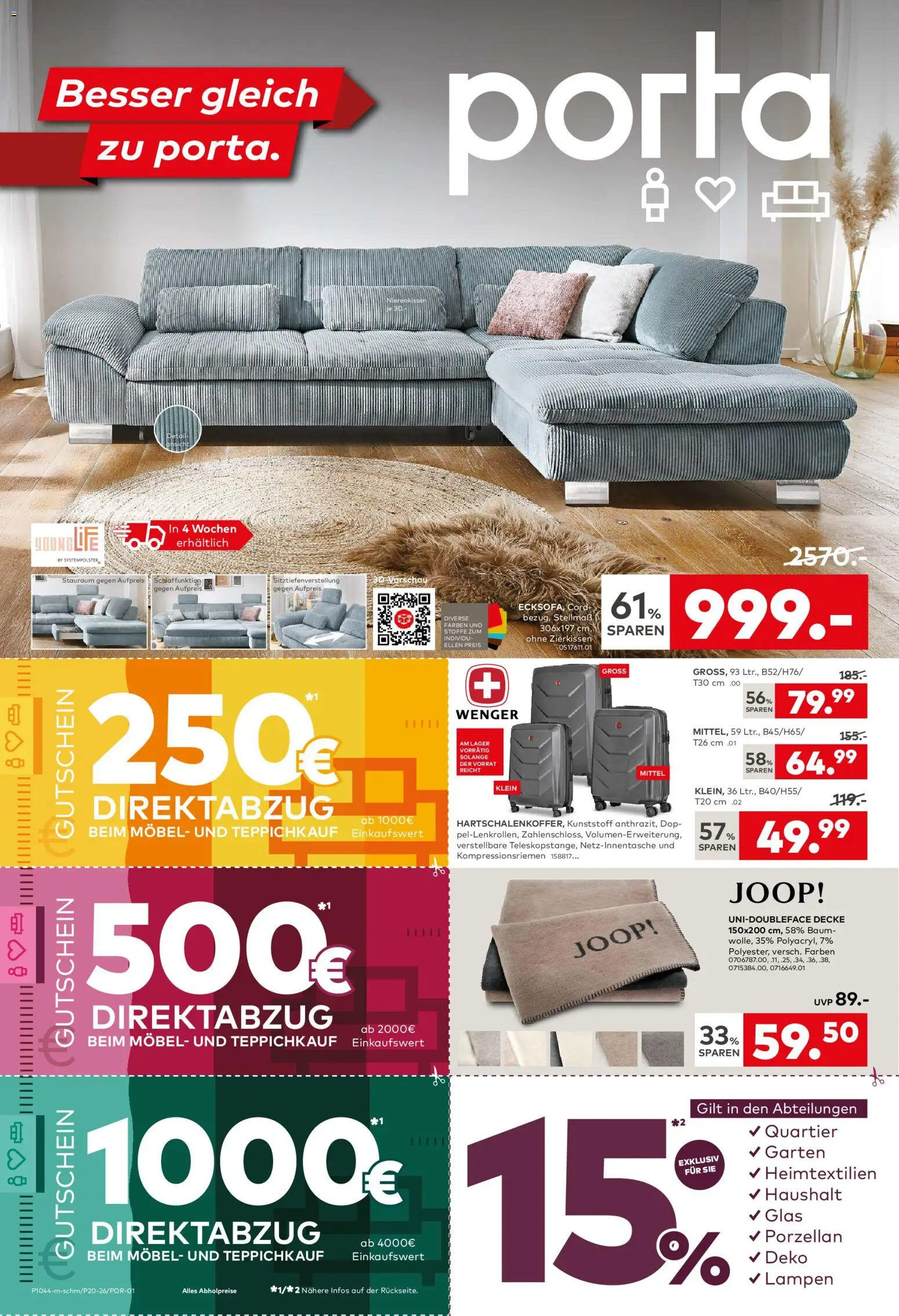 Porta! Prospekt Aachen – gültig ab 04.05.2026 | Seite: 1 | Produkte: Decke