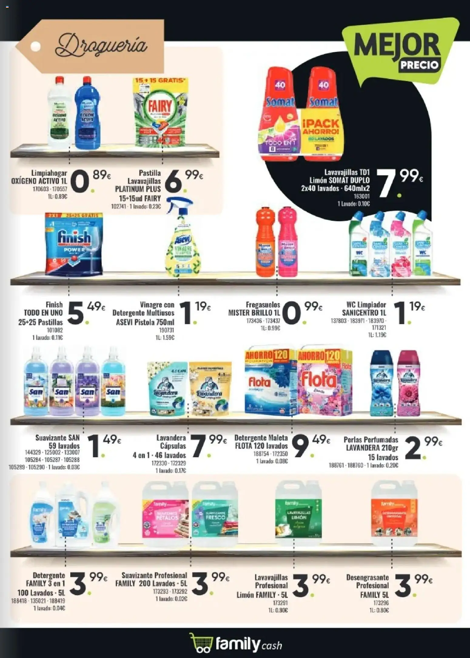 Family Cash Black Friday │ válido desde el 10.11.2025 | Página: 12 | Productos: Detergente, Maleta, Suavizante, Lavavajillas