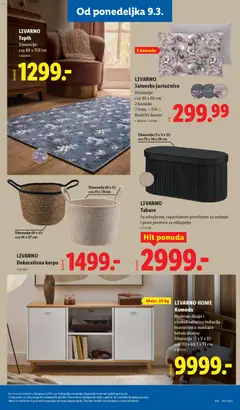 LIVARNO HOME Komoda, Moderan dizajn i visokokvalitetna imitacija hrastovine u matirano belom dizajnu Dimenzije (Š x V x D): cca 113 x 60,5 x 33 cm - pregled Lidl kataloga - važi od 05.03.2026 | Strana: 101