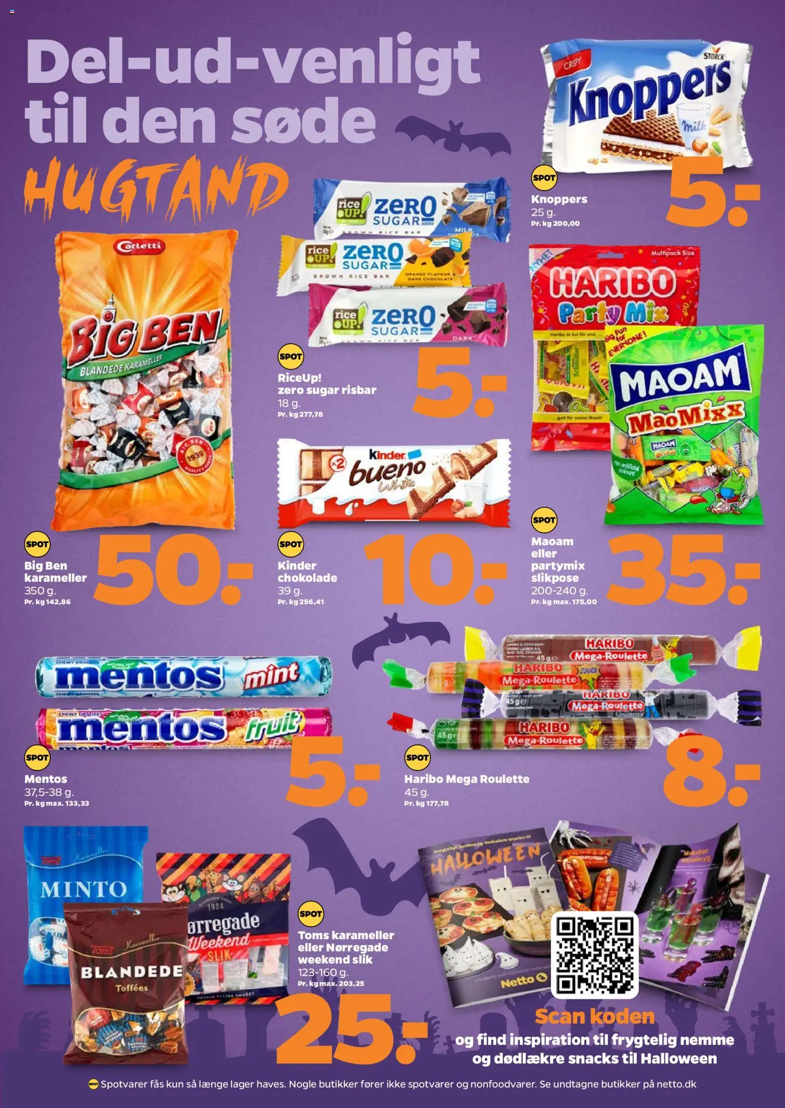 Netto tilbudsavis – gyldig fra 25.10.2025 | Side: 23 | Produkter: Chokolade, Slik, Karameller