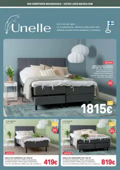 Masku-mainoslehti voimassa 28.04.2026 alkaen | Sivu: 20 | Tuotteet: Jenkkisänky, Moottorisänky, Petauspatja