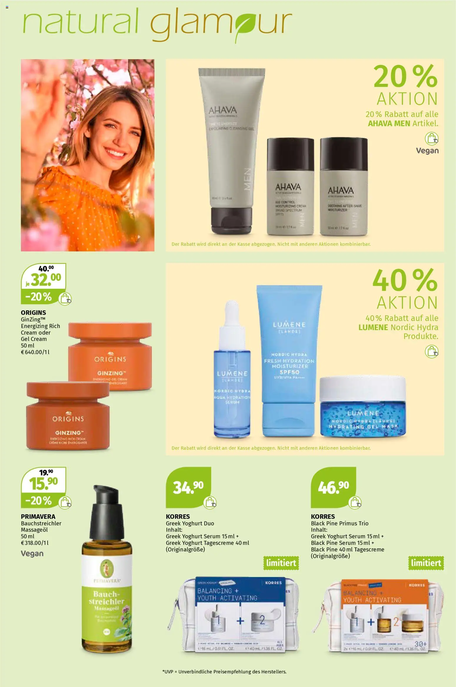 Müller Parfümerie-Highlights – gültig ab 27.04.2026 | Seite: 16 | Produkte: Massageöl, Serum, Tagescreme