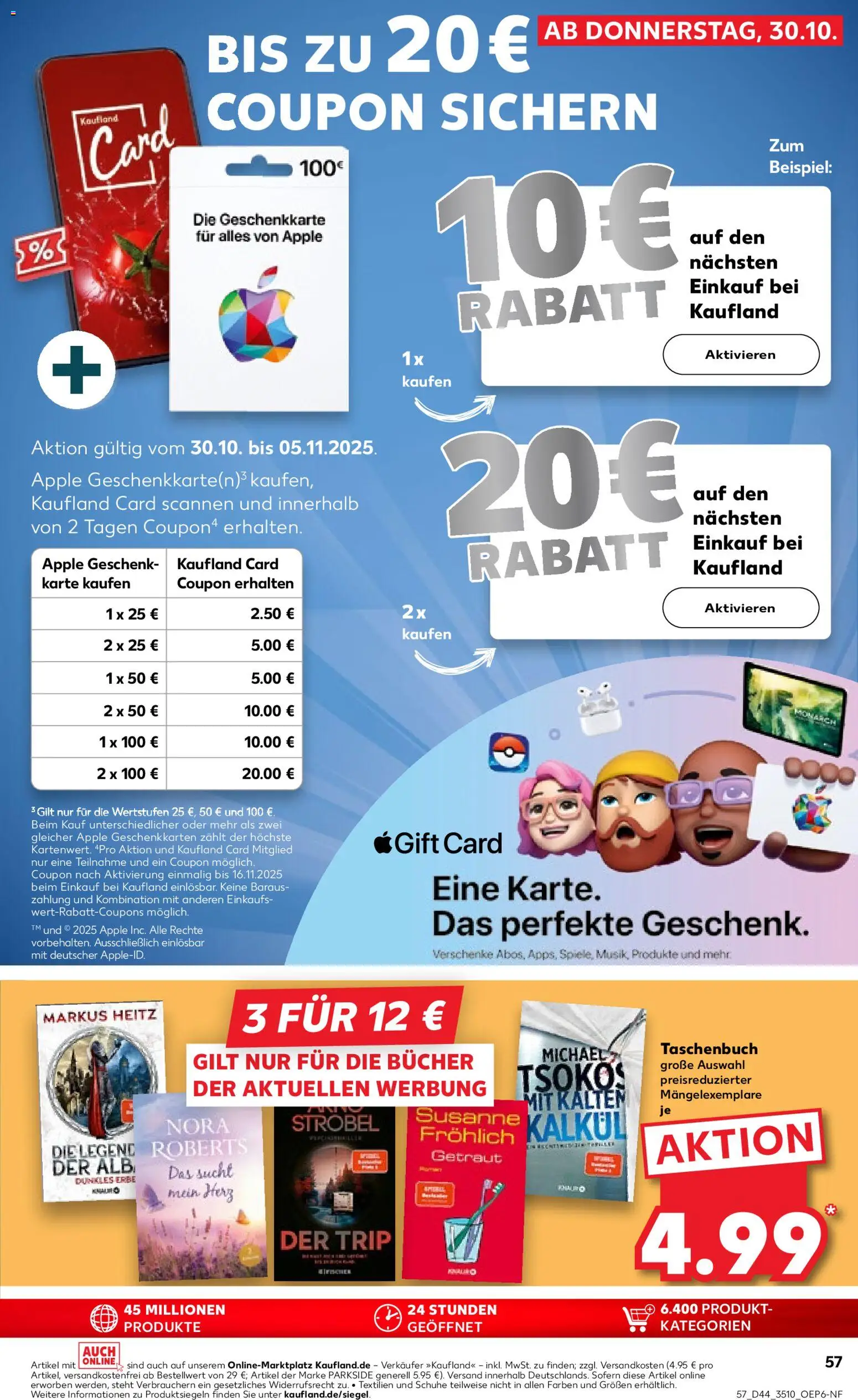 Kaufland prospekt Leipzig	 – gültig ab 30.10.2025 | Seite: 57 | Produkte: Apple