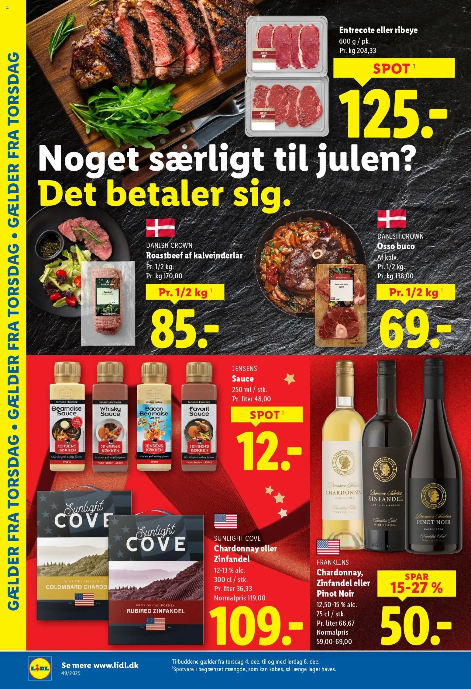 Lidl tilbudsavis – gyldig fra 30.11.2025 | Side: 2 | Produkter: Máscara bucal, Whisky, Entrecote, Bacon