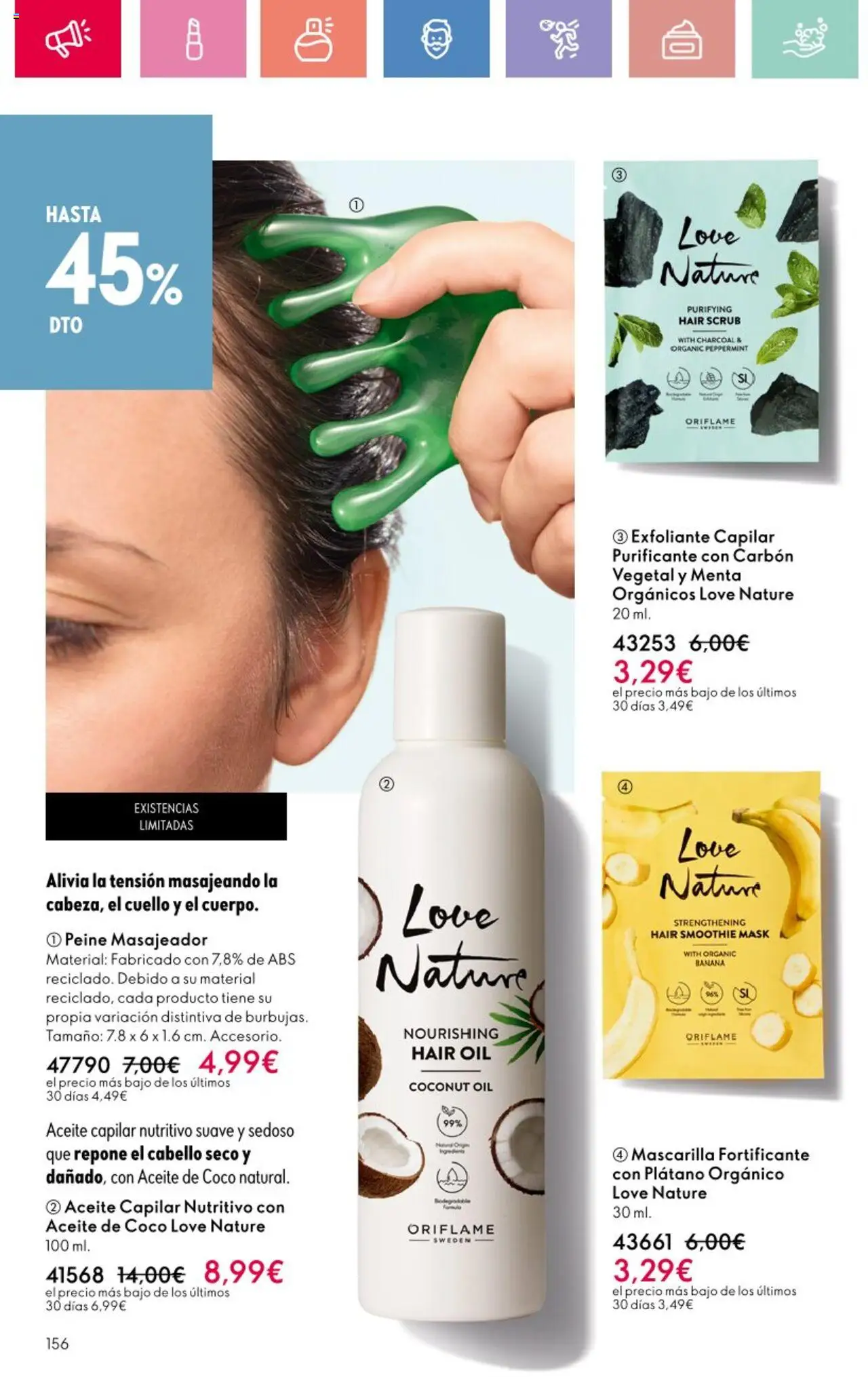 Oriflame - Catálogo Campaña 9 │ válido desde el 22.06.2025 | Página: 156 | Productos: Aceite, Τυρόπιτα, Γαύρος, Aceite de coco